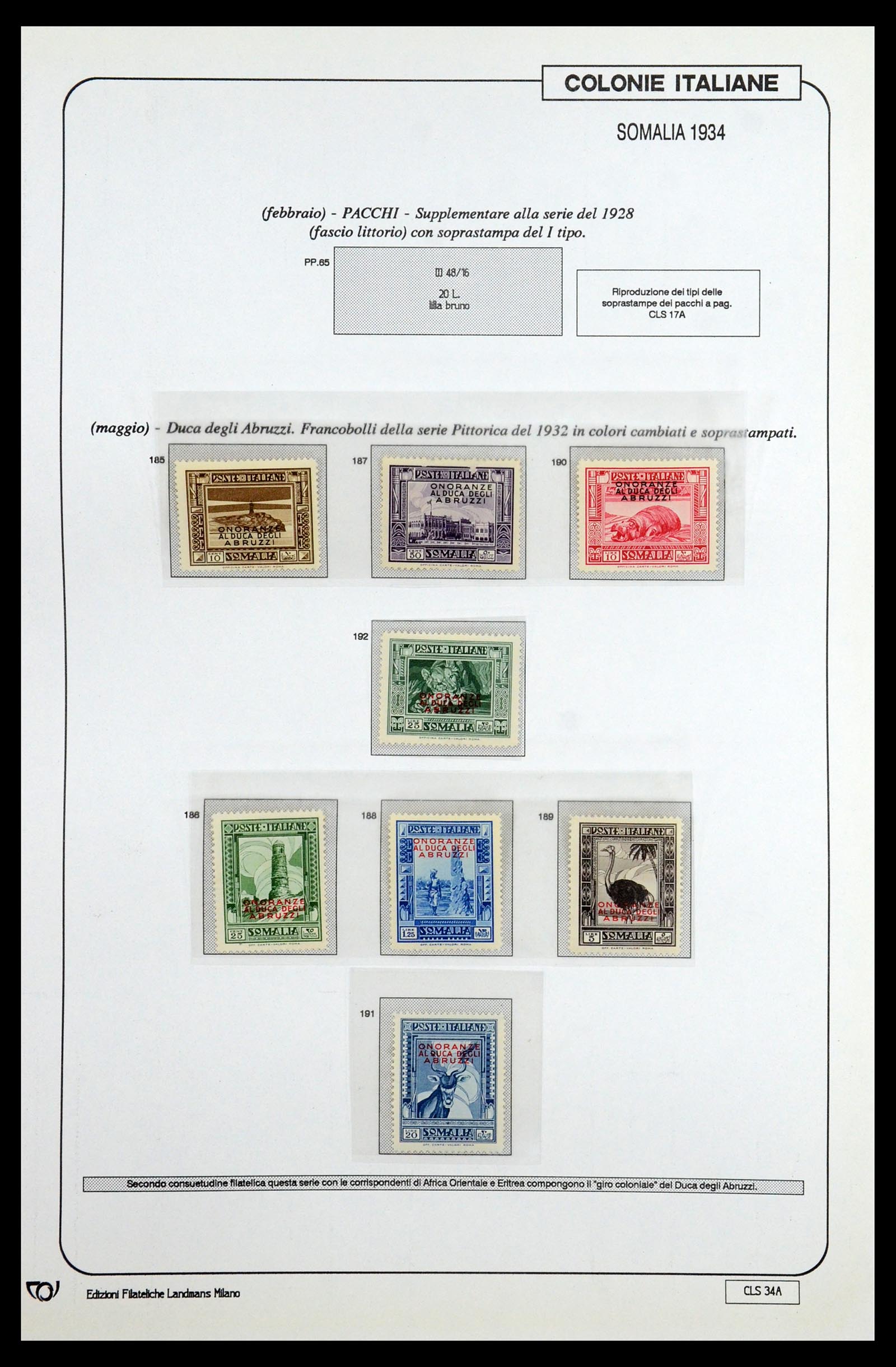 35807 049 - Stamp Collection 35807 Italian colonies 1893-1941.