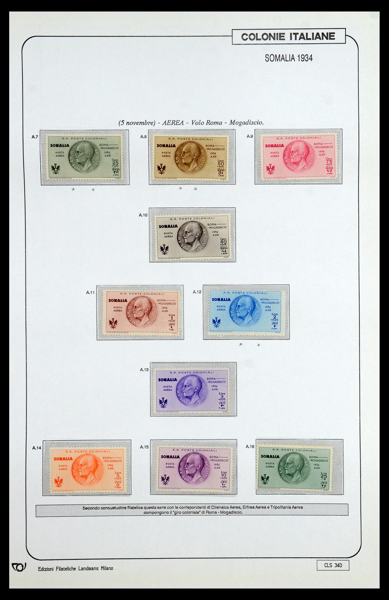 35807 052 - Postzegelverzameling 35807 Italiaanse koloniën 1893-1941.