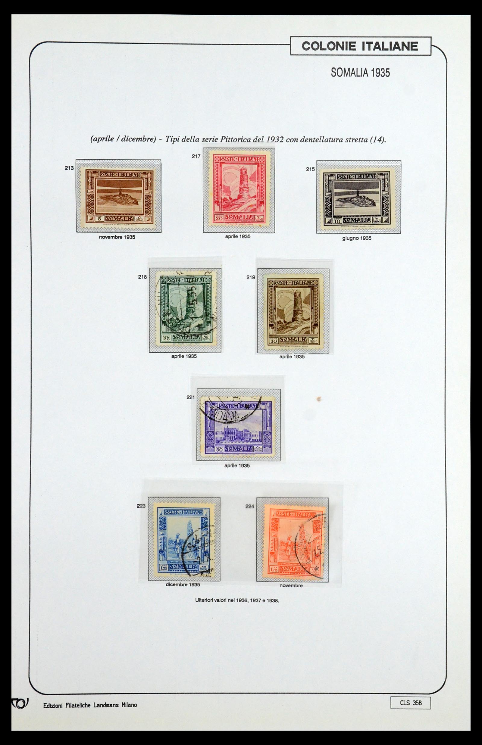 35807 054 - Postzegelverzameling 35807 Italiaanse koloniën 1893-1941.
