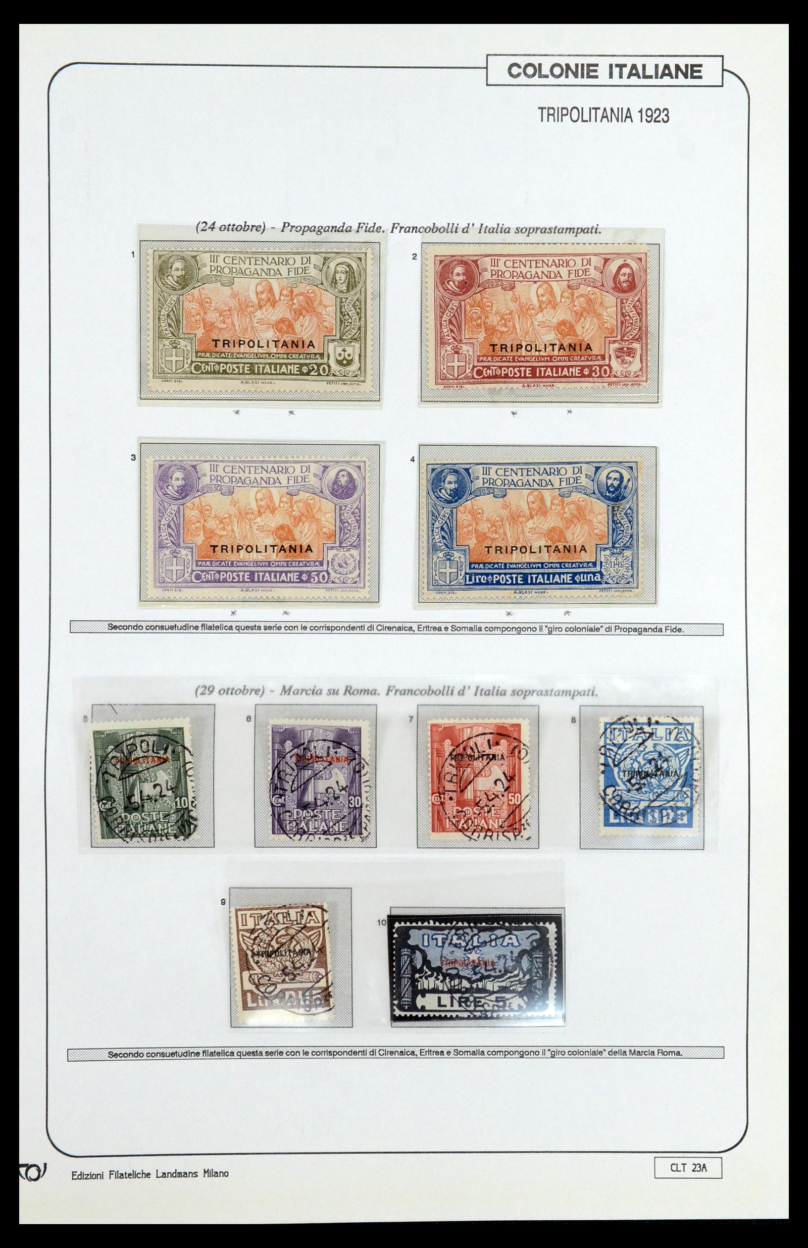 35807 057 - Postzegelverzameling 35807 Italiaanse koloniën 1893-1941.
