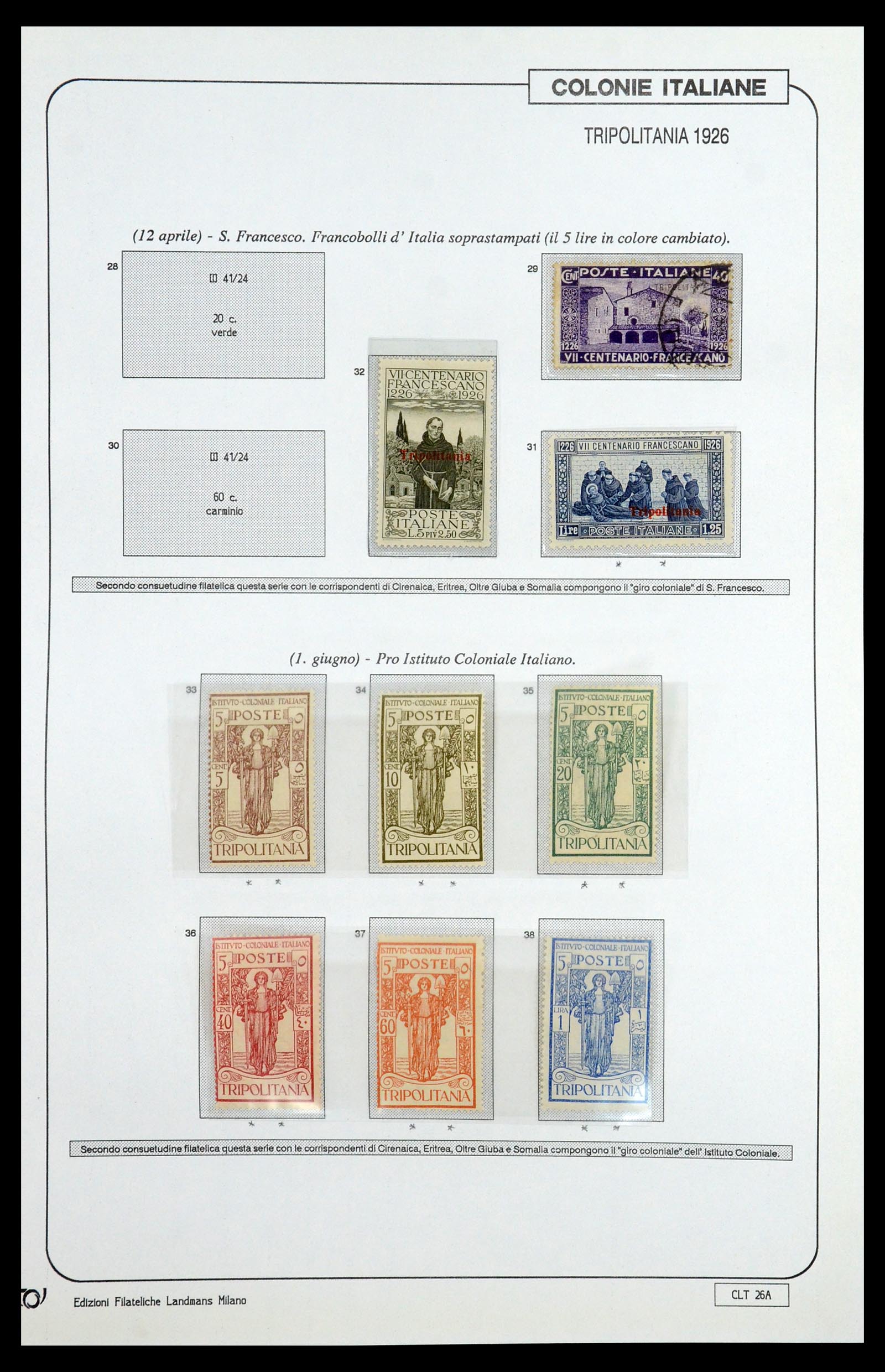 35807 060 - Postzegelverzameling 35807 Italiaanse koloniën 1893-1941.