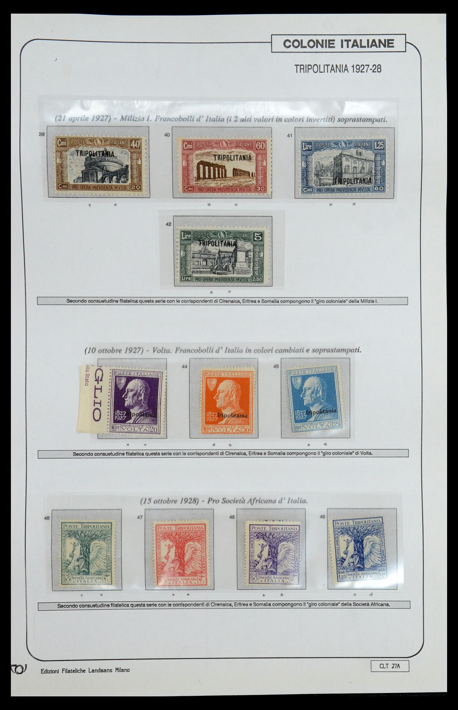 35807 061 - Stamp Collection 35807 Italian colonies 1893-1941.