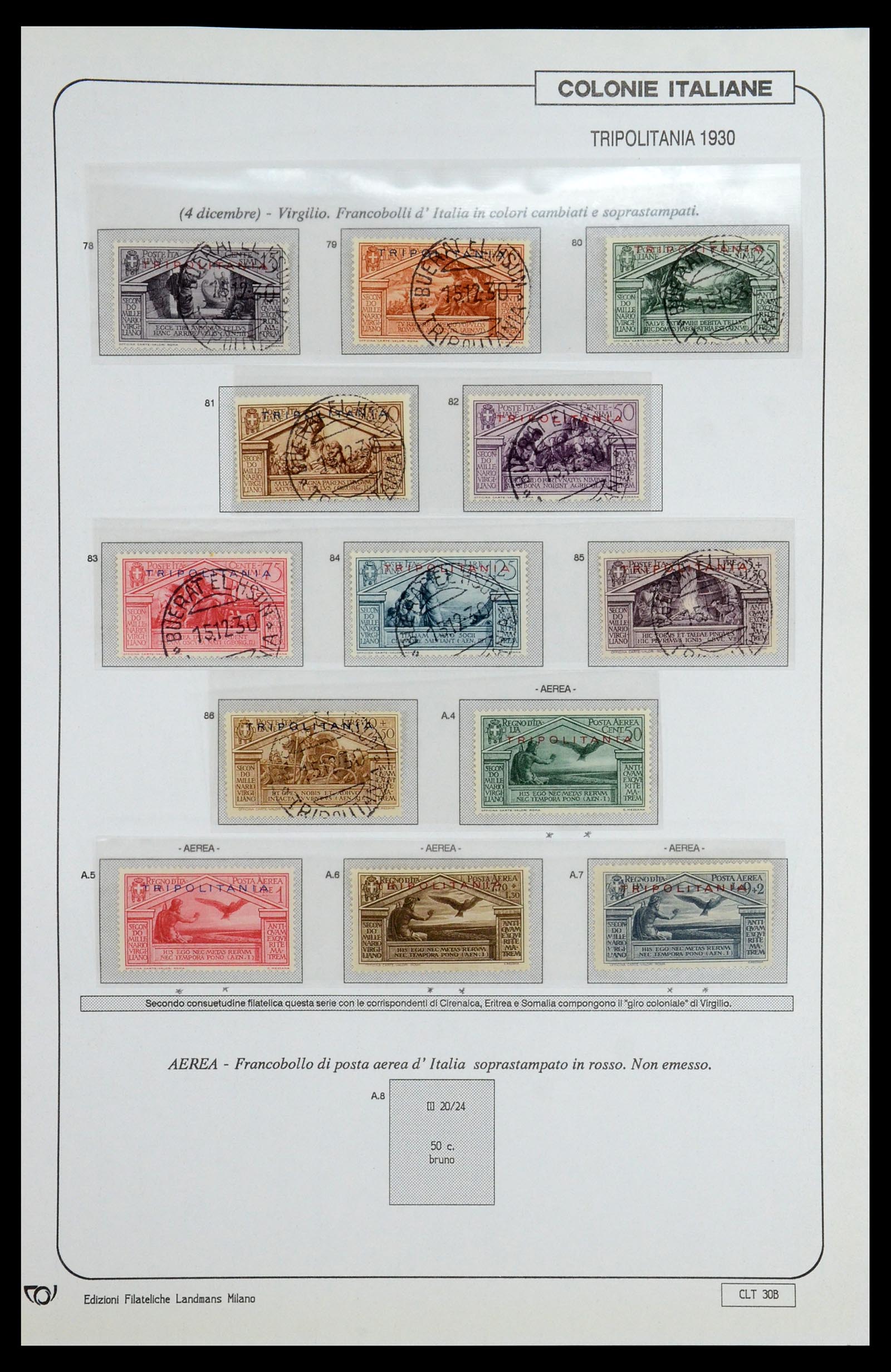 35807 064 - Postzegelverzameling 35807 Italiaanse koloniën 1893-1941.