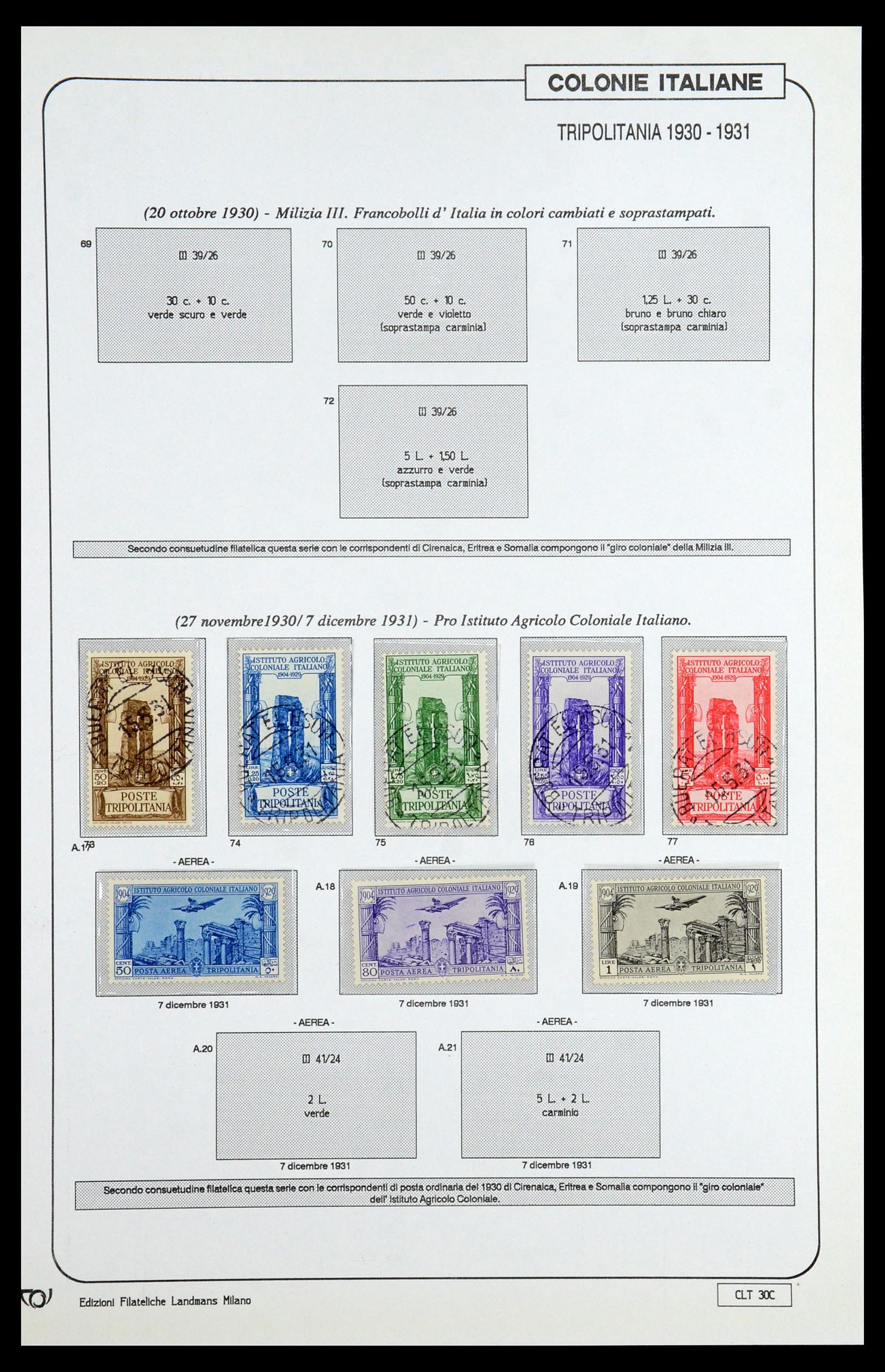35807 065 - Postzegelverzameling 35807 Italiaanse koloniën 1893-1941.