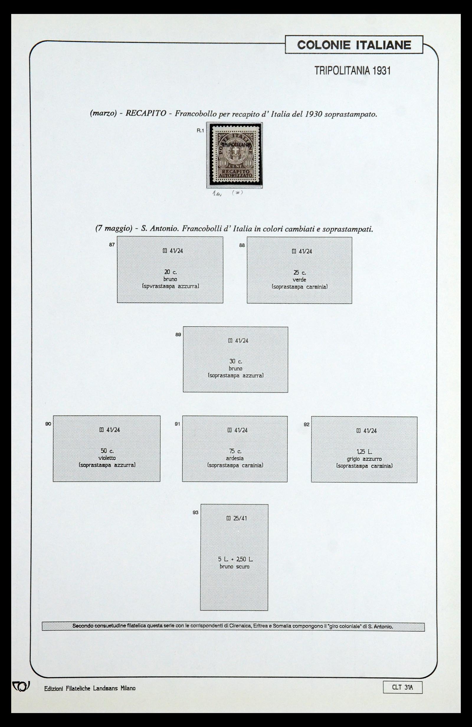 35807 066 - Stamp Collection 35807 Italian colonies 1893-1941.