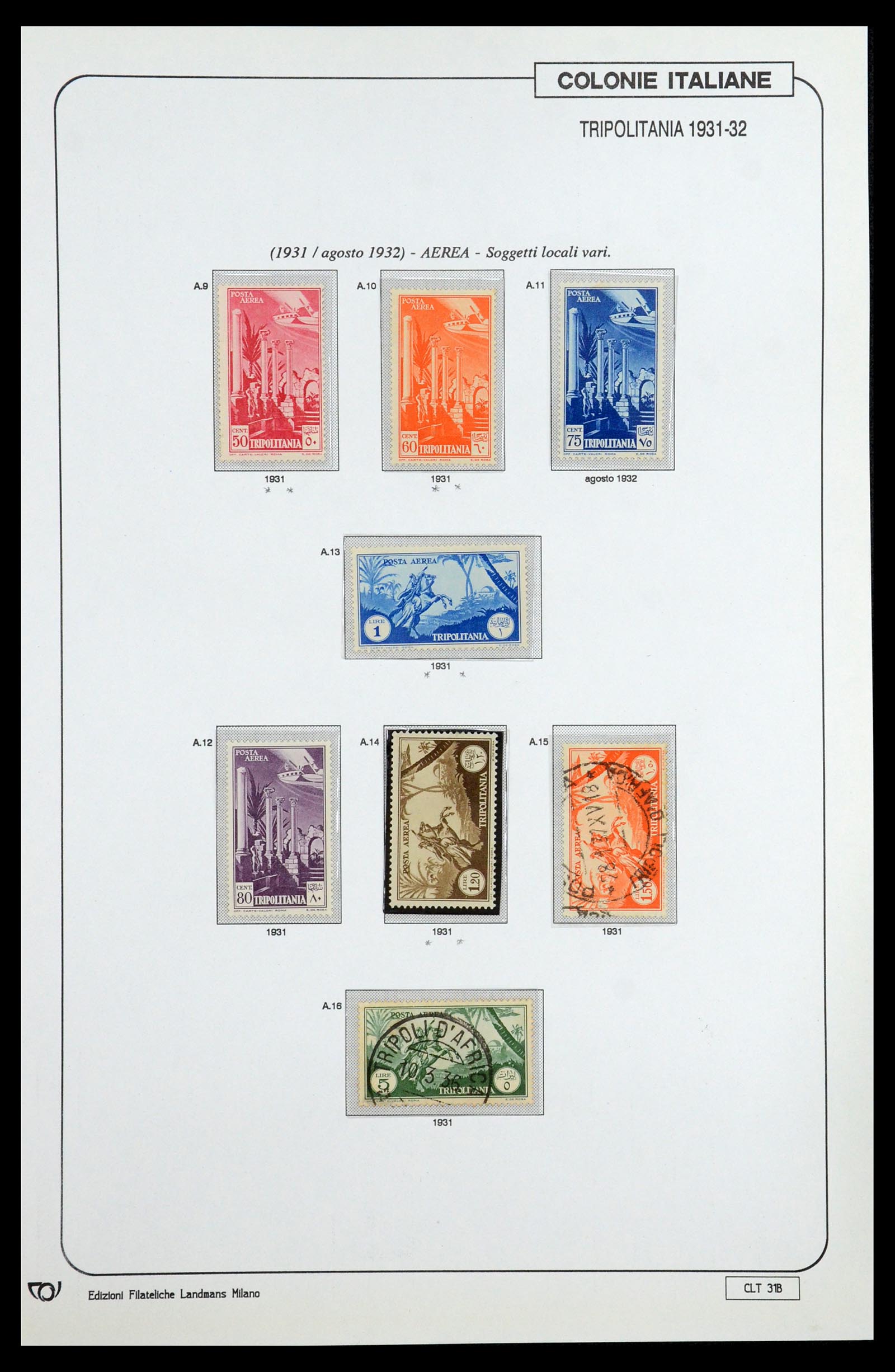 35807 067 - Postzegelverzameling 35807 Italiaanse koloniën 1893-1941.