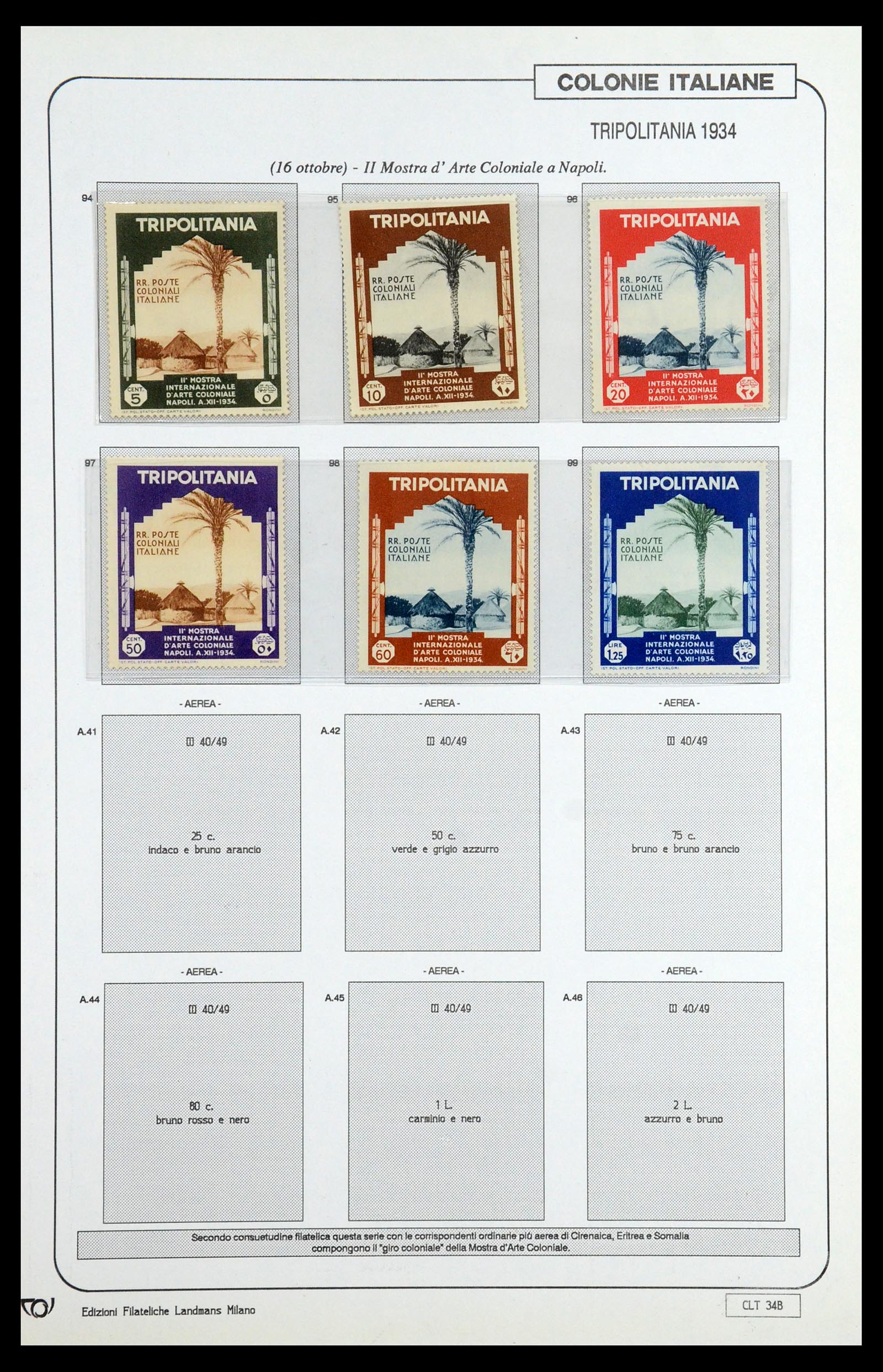 35807 069 - Postzegelverzameling 35807 Italiaanse koloniën 1893-1941.