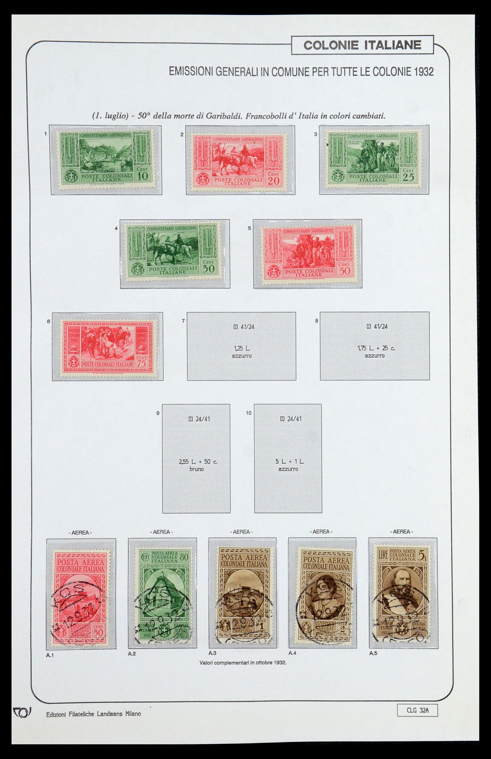 35807 071 - Postzegelverzameling 35807 Italiaanse koloniën 1893-1941.