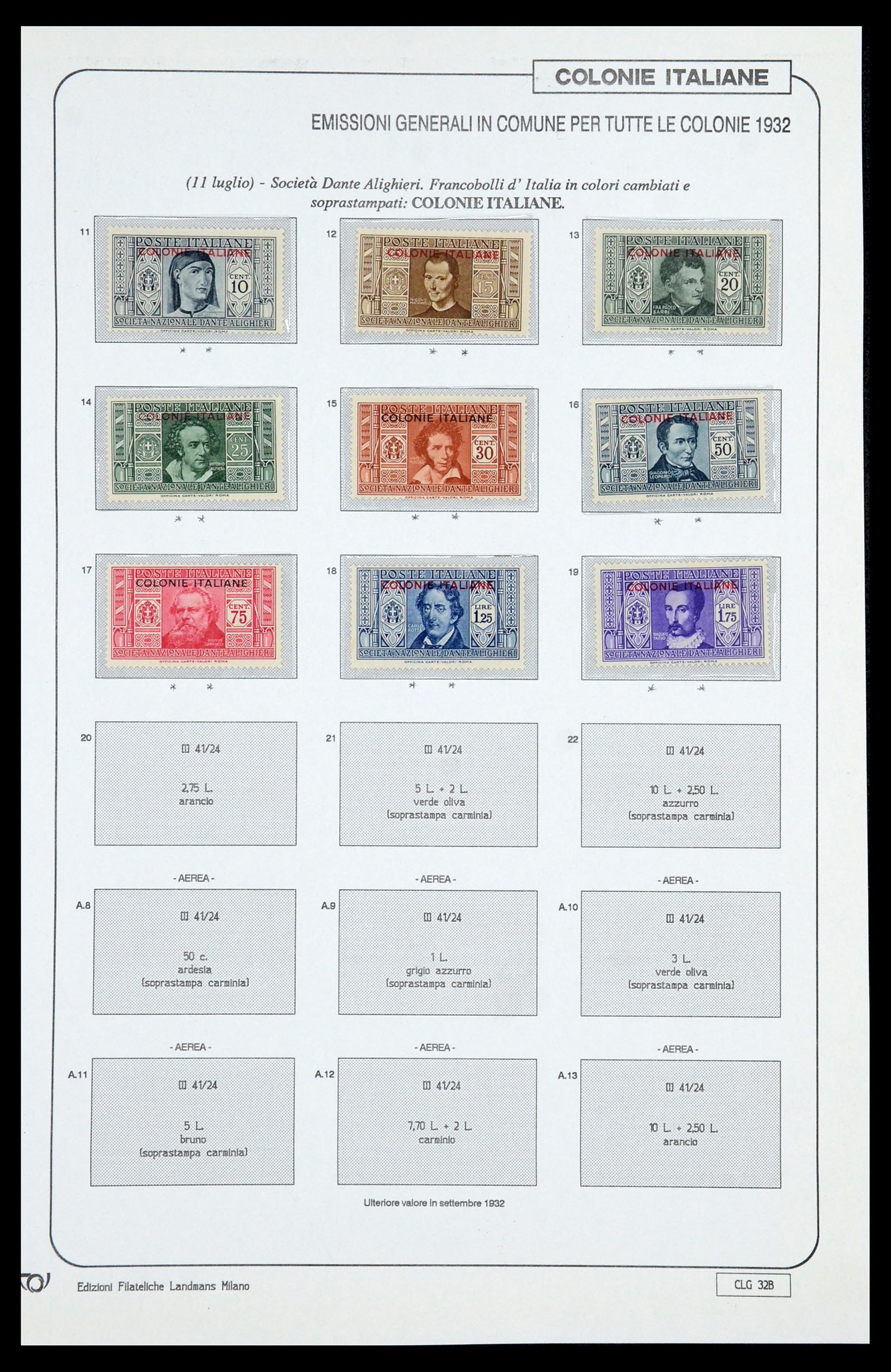 35807 072 - Stamp Collection 35807 Italian colonies 1893-1941.