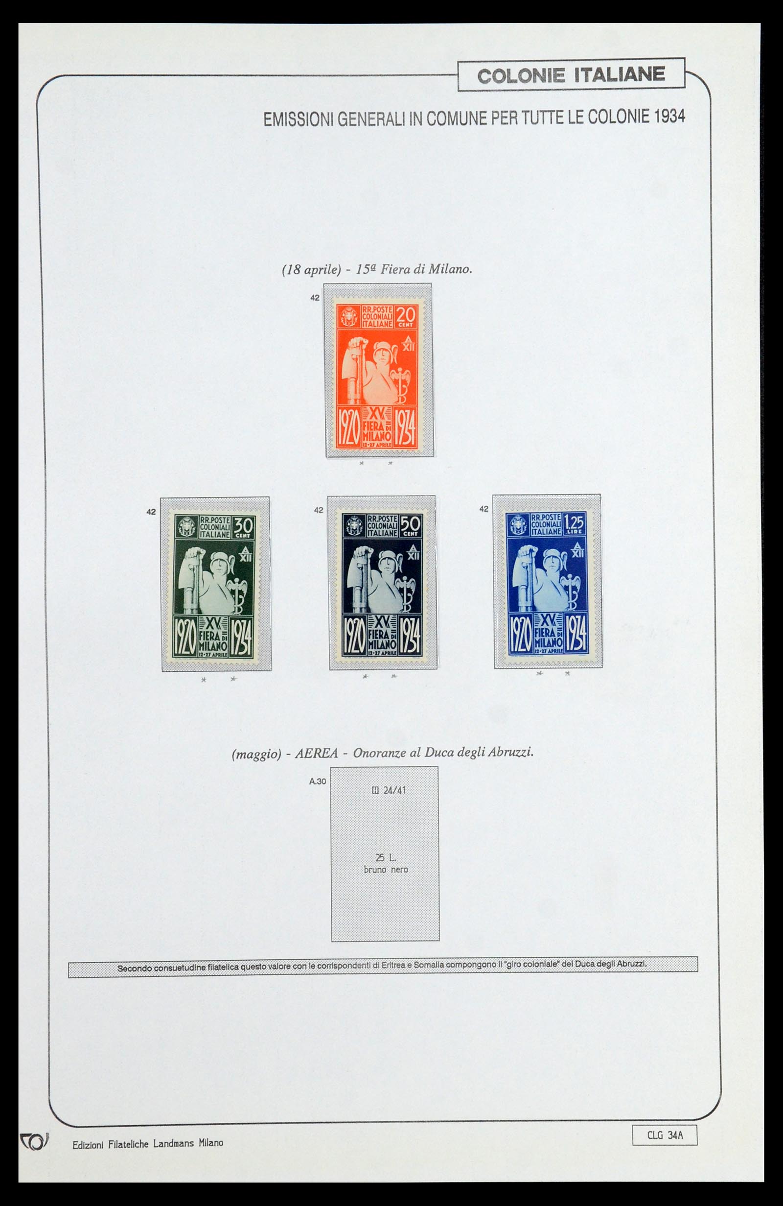 35807 076 - Stamp Collection 35807 Italian colonies 1893-1941.