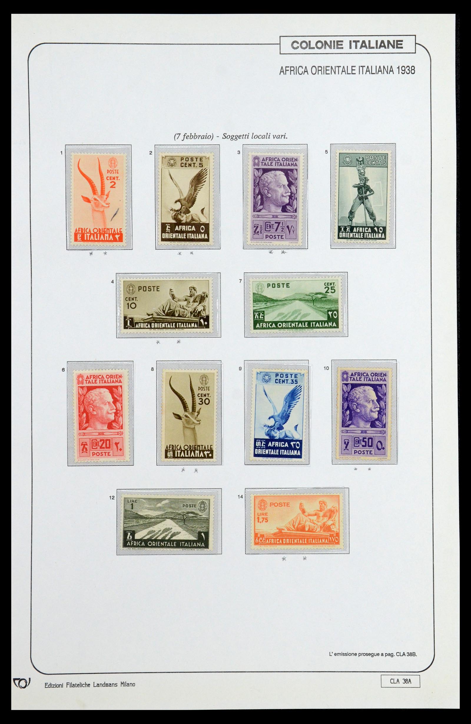 35807 078 - Postzegelverzameling 35807 Italiaanse koloniën 1893-1941.