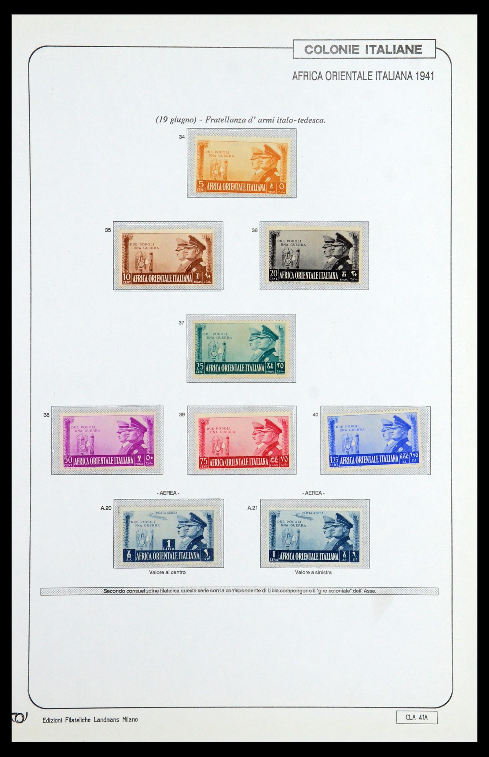 35807 084 - Postzegelverzameling 35807 Italiaanse koloniën 1893-1941.