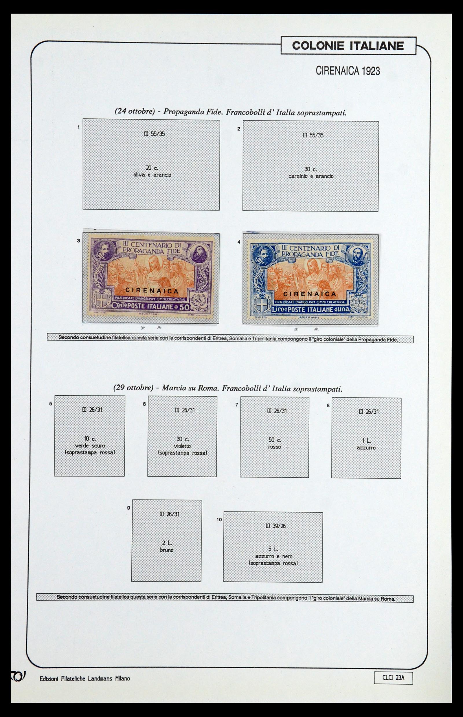 35807 086 - Postzegelverzameling 35807 Italiaanse koloniën 1893-1941.