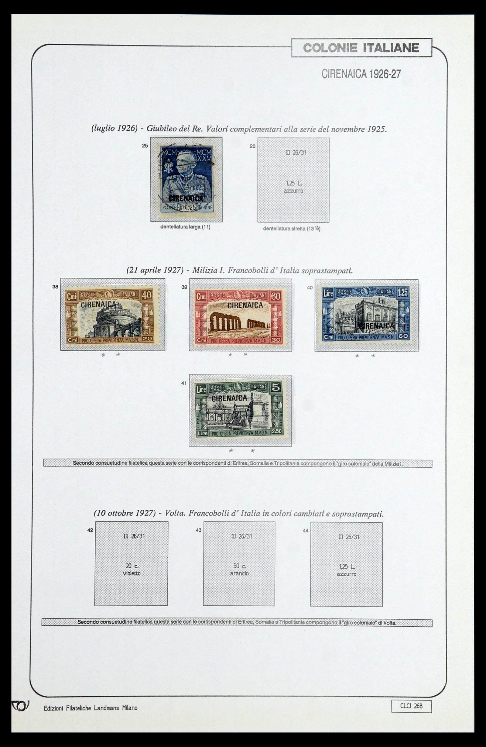 35807 090 - Stamp Collection 35807 Italian colonies 1893-1941.