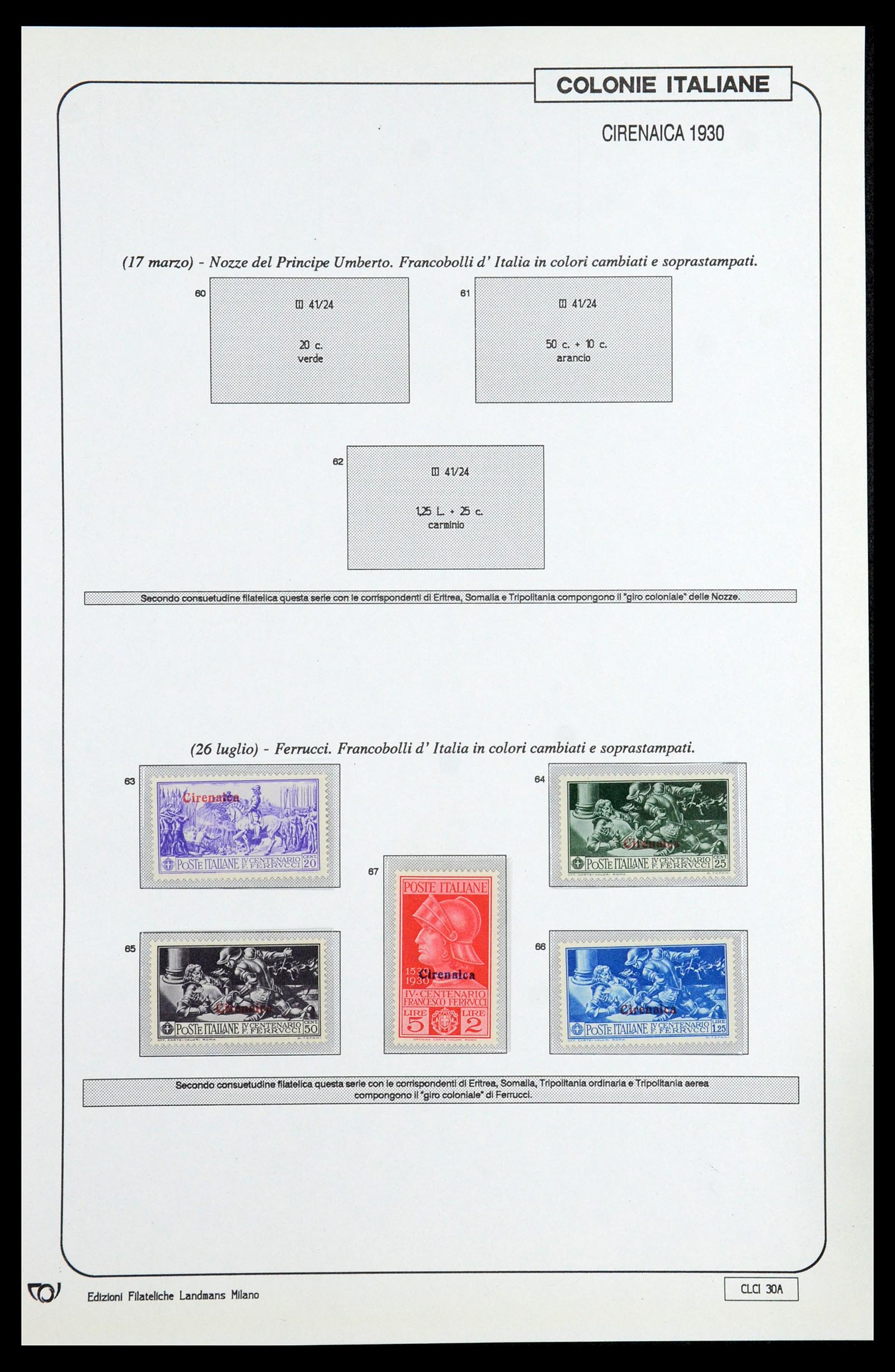 35807 092 - Stamp Collection 35807 Italian colonies 1893-1941.