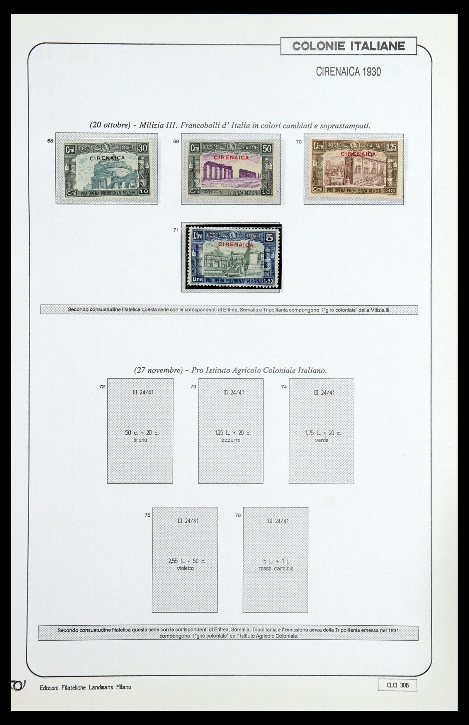 35807 093 - Postzegelverzameling 35807 Italiaanse koloniën 1893-1941.