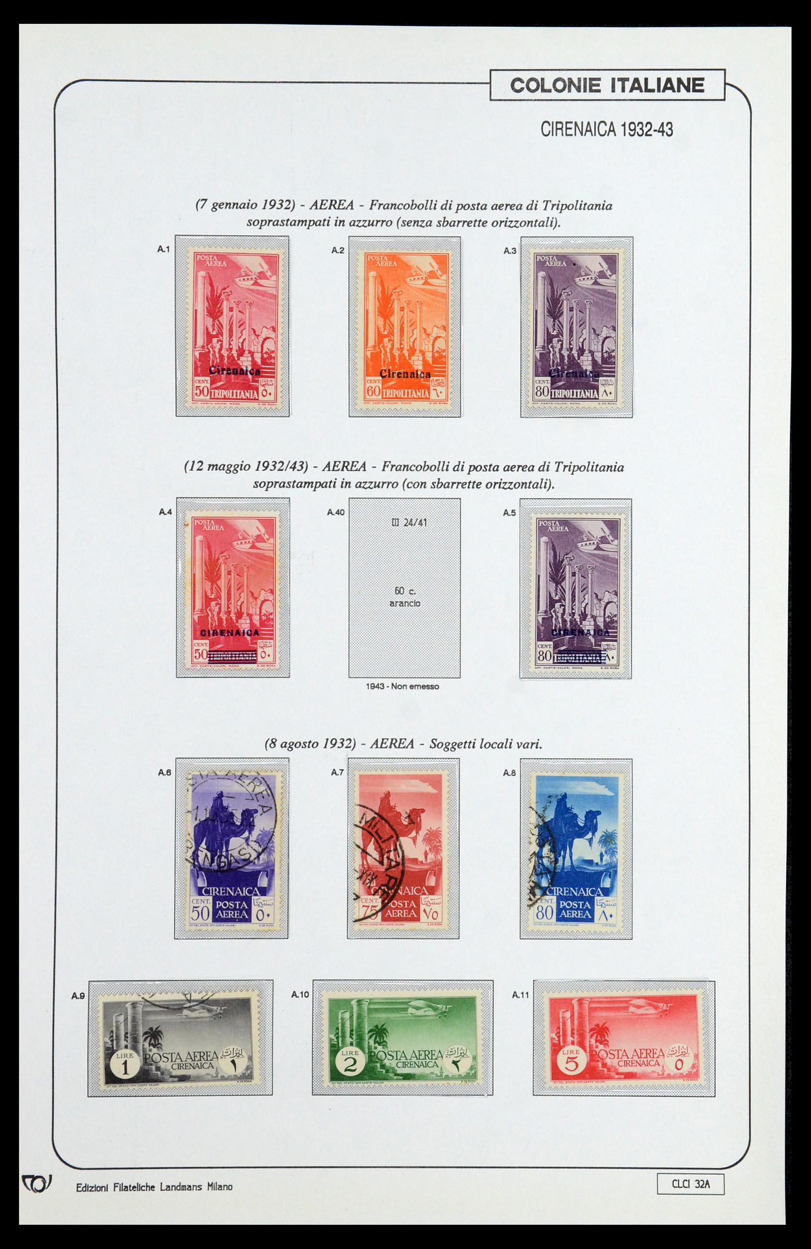 35807 096 - Postzegelverzameling 35807 Italiaanse koloniën 1893-1941.