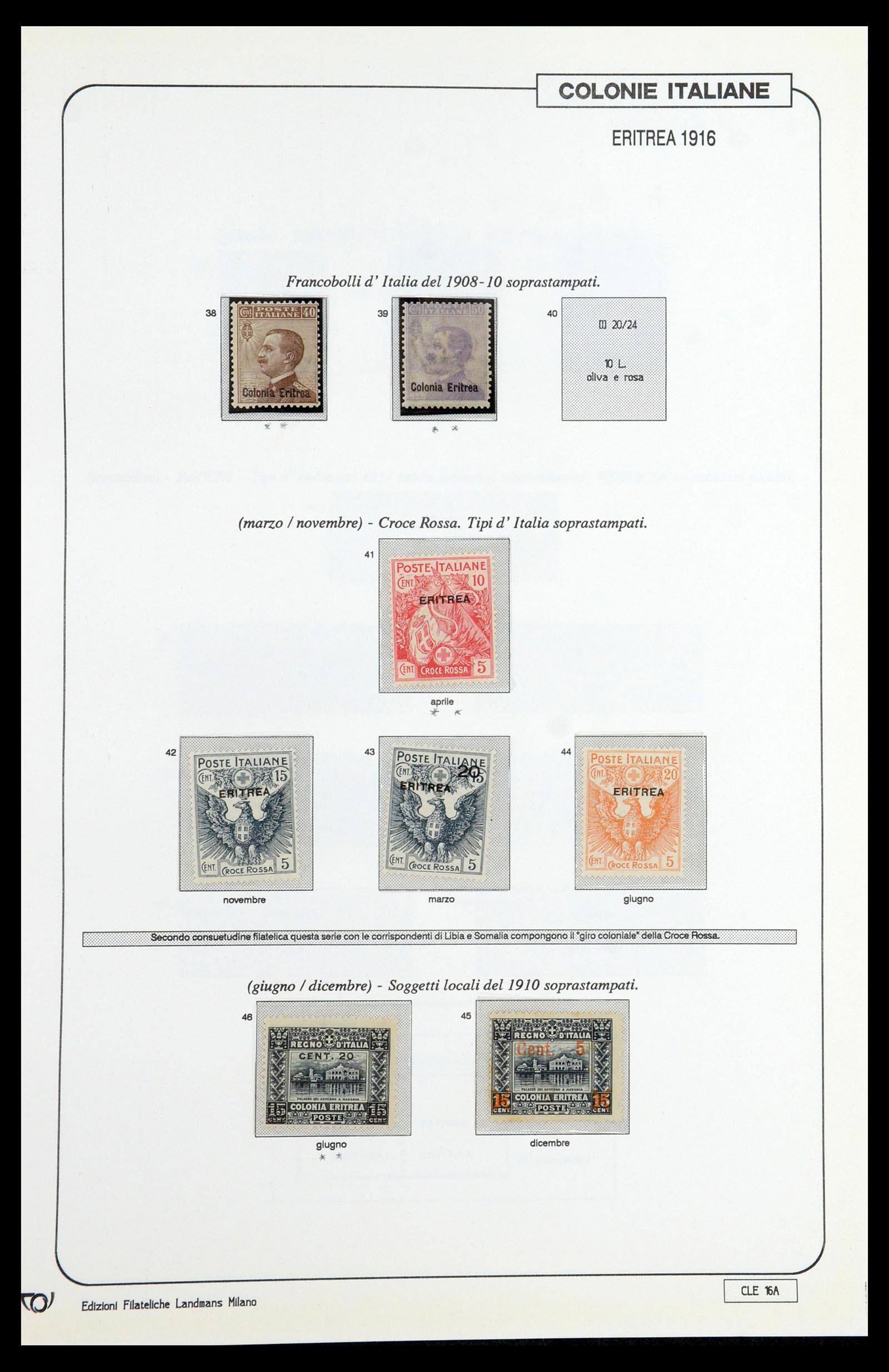35807 104 - Postzegelverzameling 35807 Italiaanse koloniën 1893-1941.