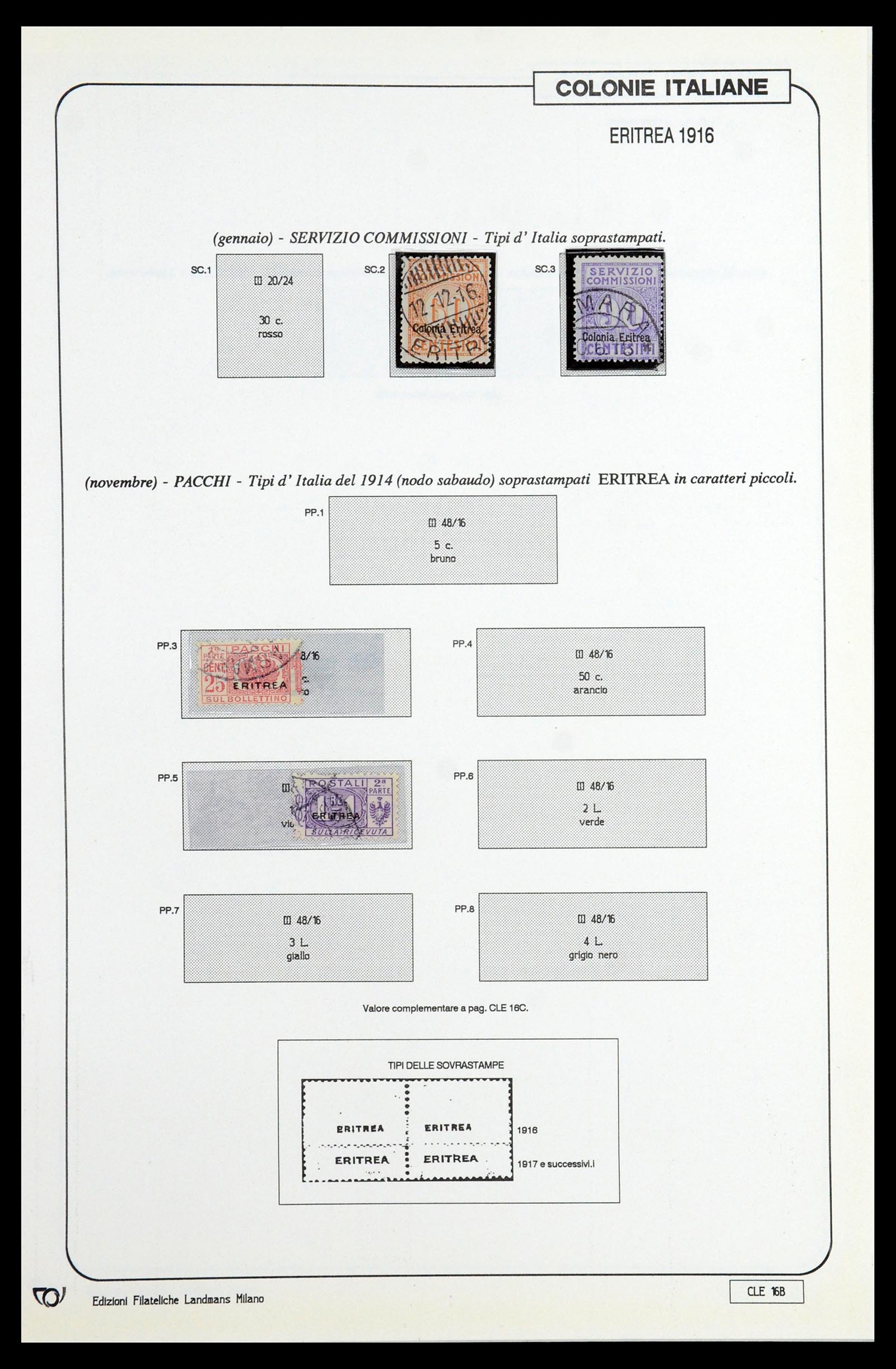 35807 105 - Stamp Collection 35807 Italian colonies 1893-1941.