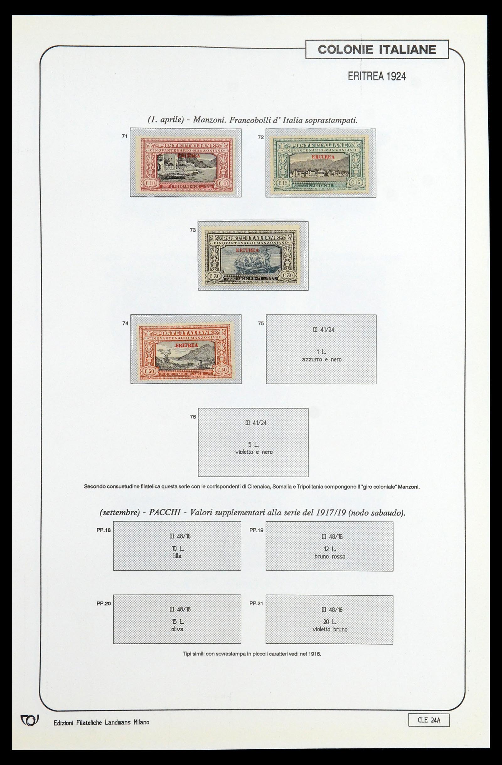 35807 109 - Postzegelverzameling 35807 Italiaanse koloniën 1893-1941.