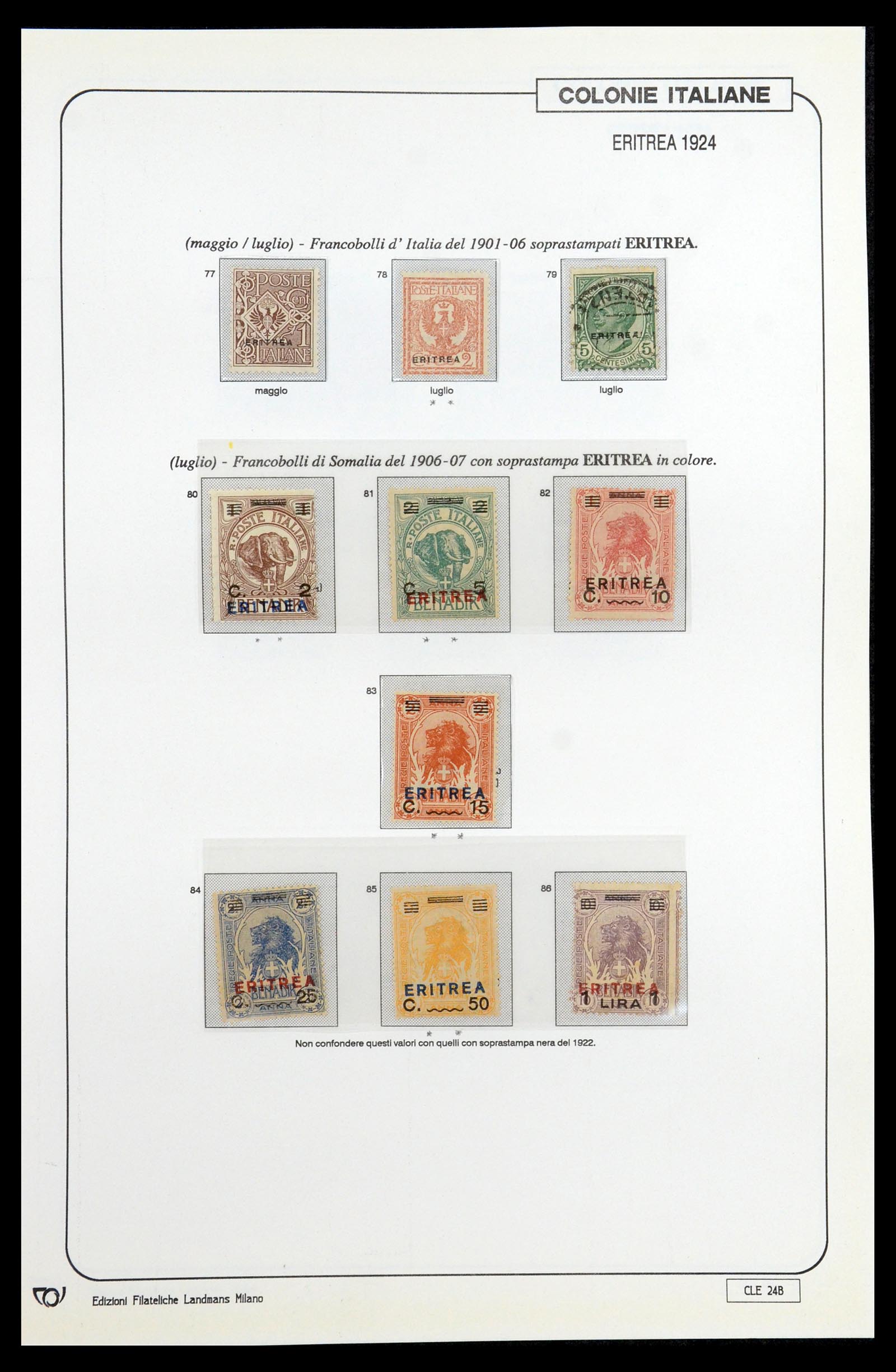 35807 110 - Postzegelverzameling 35807 Italiaanse koloniën 1893-1941.