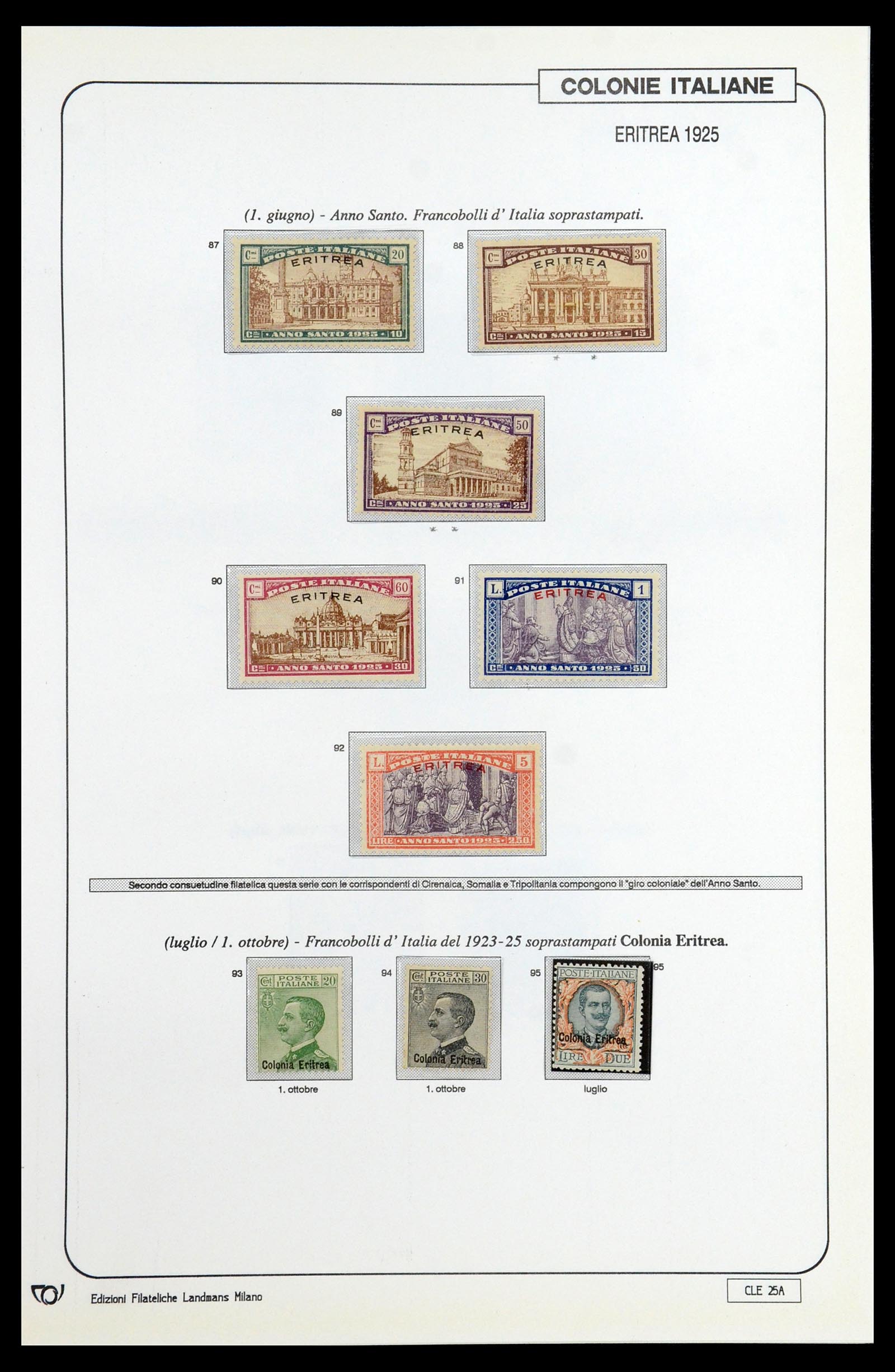 35807 112 - Postzegelverzameling 35807 Italiaanse koloniën 1893-1941.