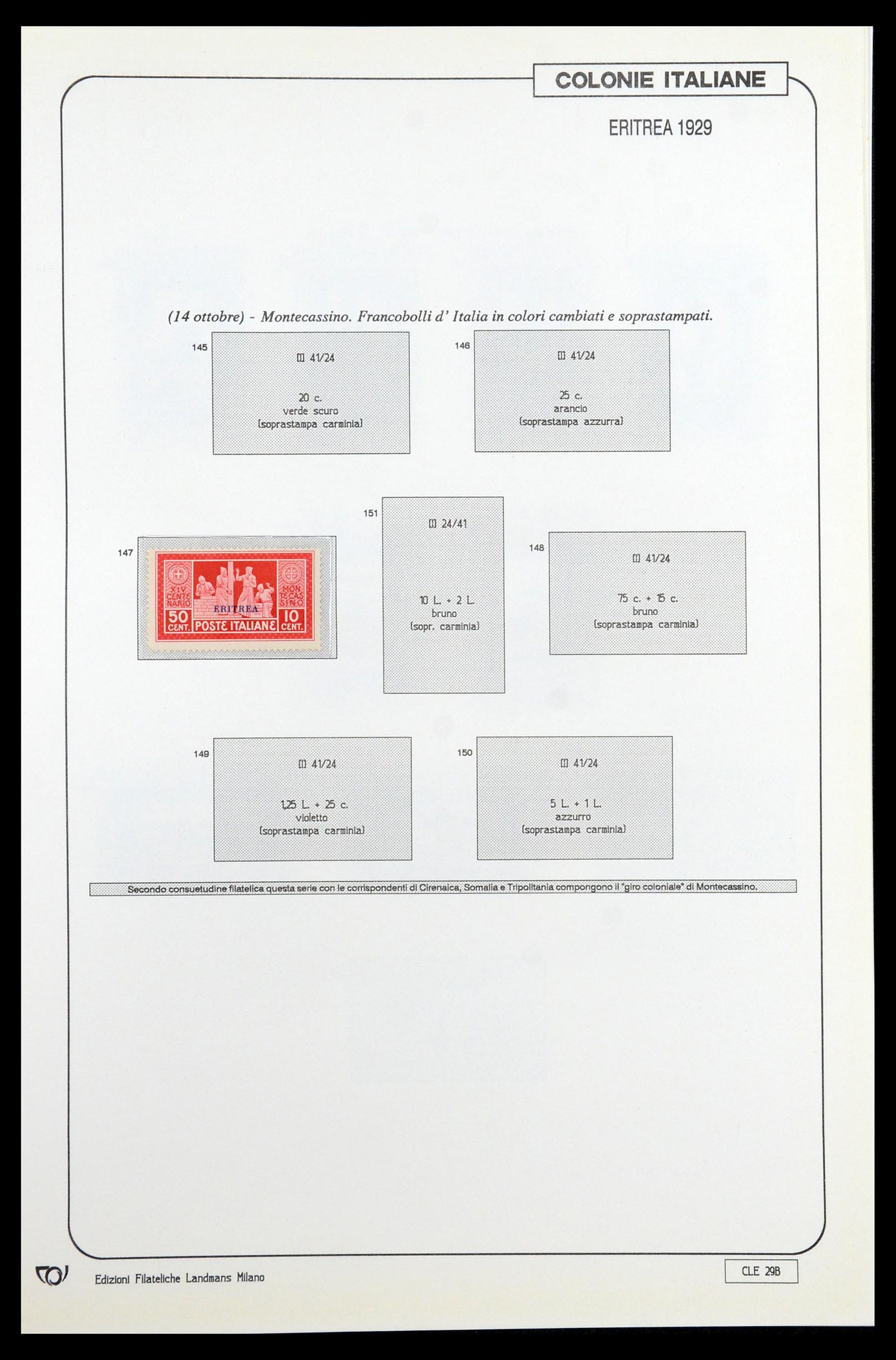 35807 119 - Postzegelverzameling 35807 Italiaanse koloniën 1893-1941.