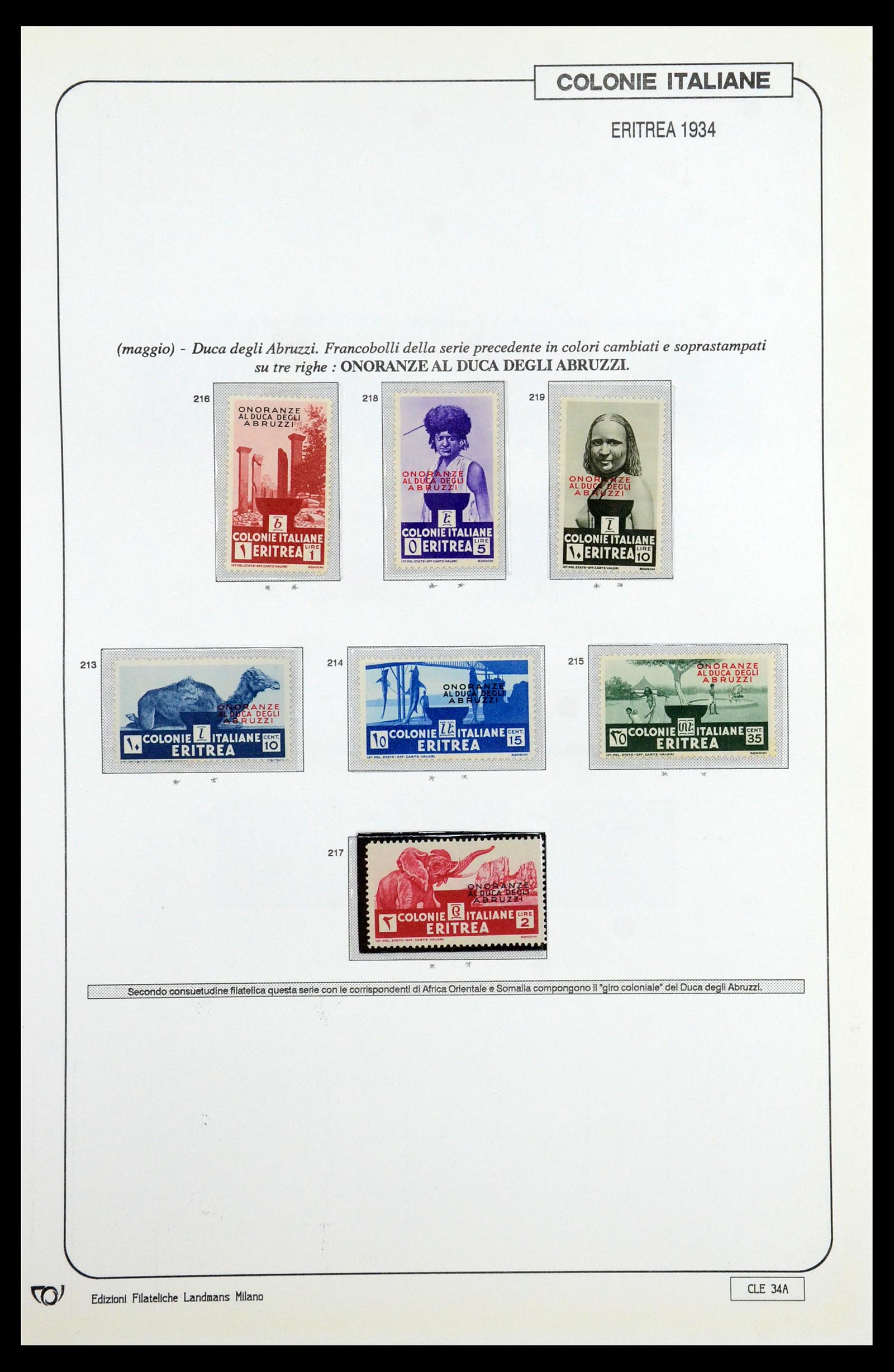 35807 125 - Stamp Collection 35807 Italian colonies 1893-1941.