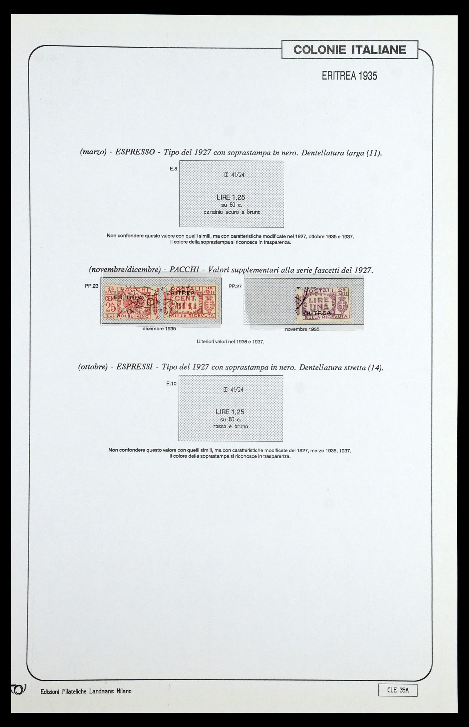 35807 128 - Stamp Collection 35807 Italian colonies 1893-1941.