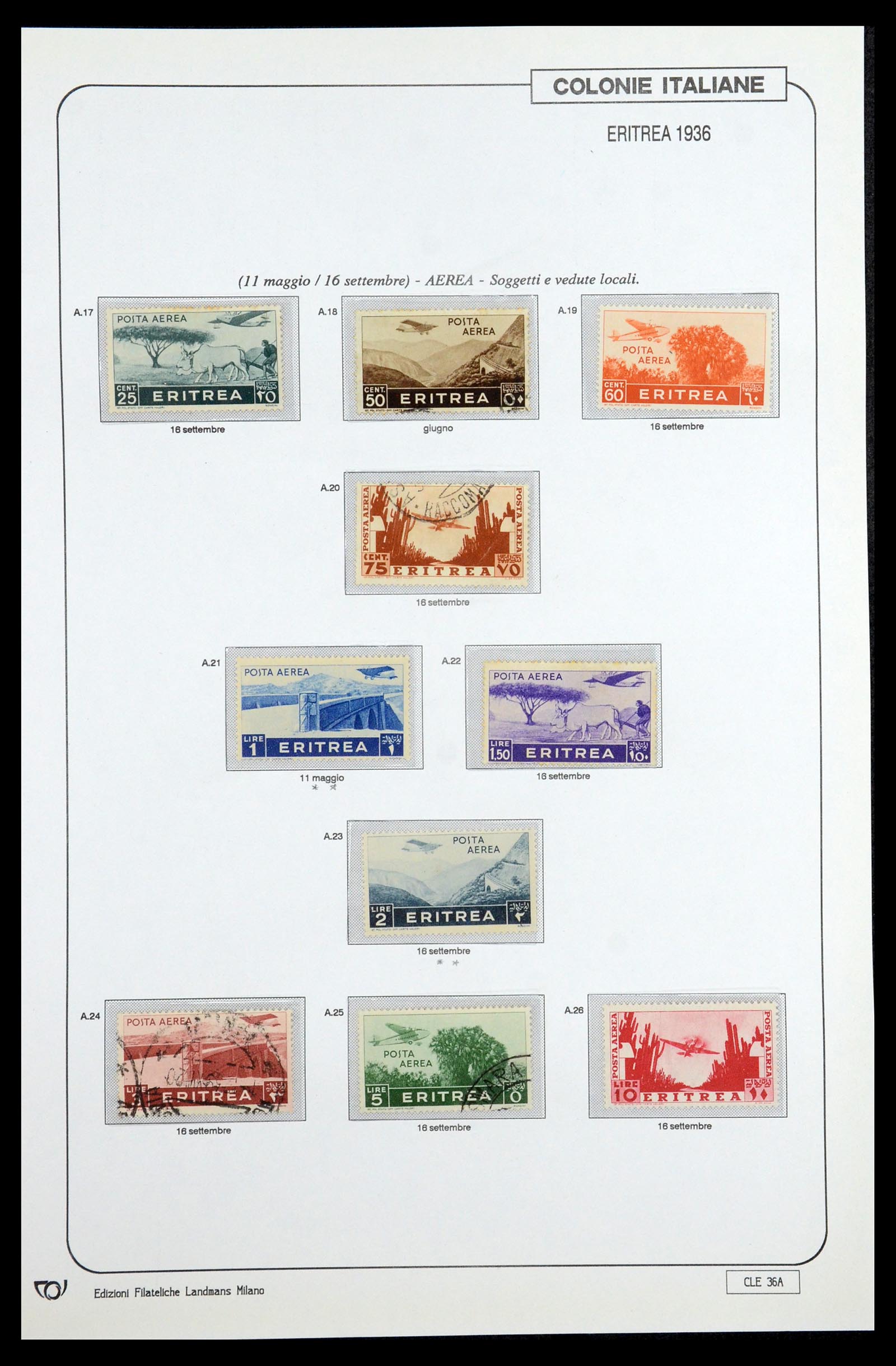 35807 129 - Postzegelverzameling 35807 Italiaanse koloniën 1893-1941.