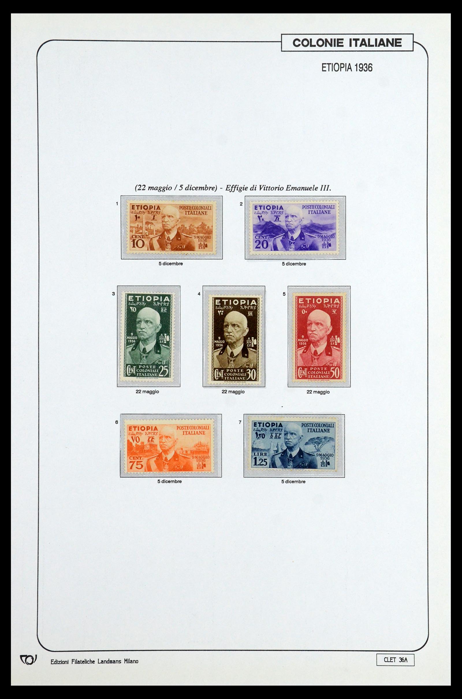 35807 131 - Stamp Collection 35807 Italian colonies 1893-1941.