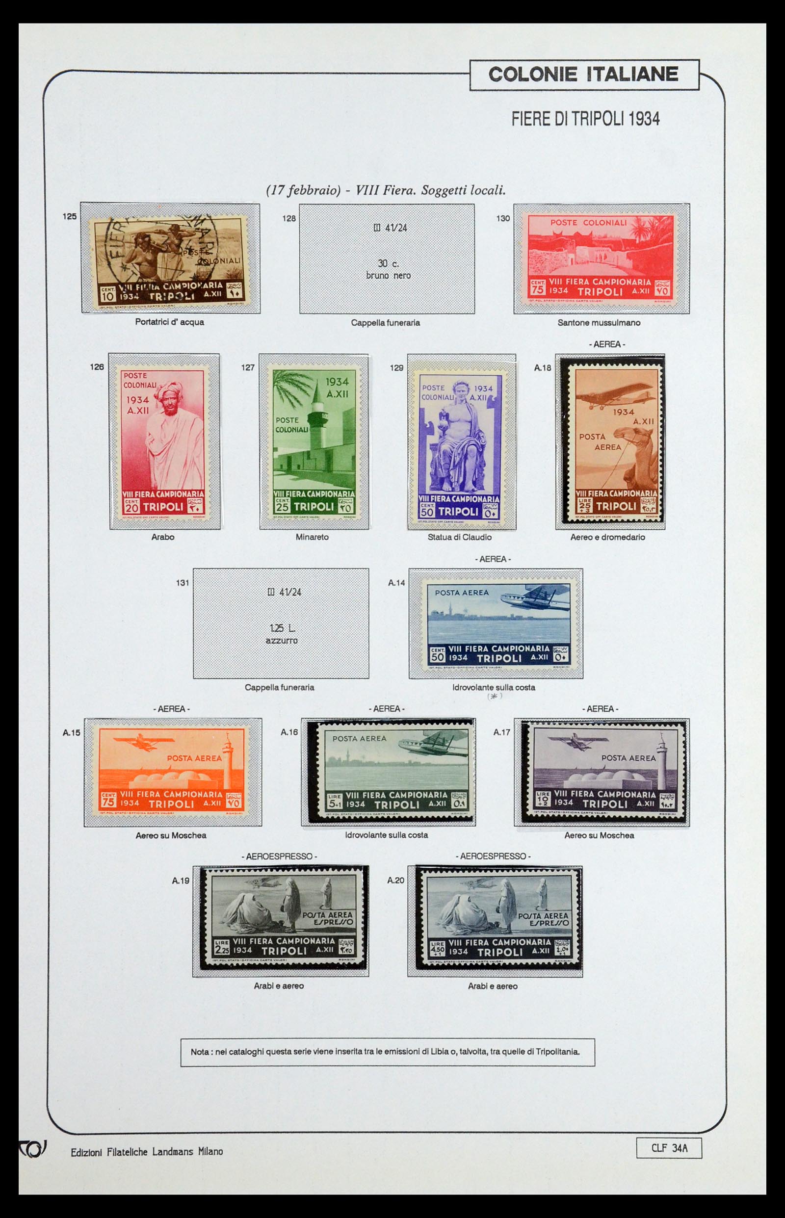 35807 137 - Postzegelverzameling 35807 Italiaanse koloniën 1893-1941.