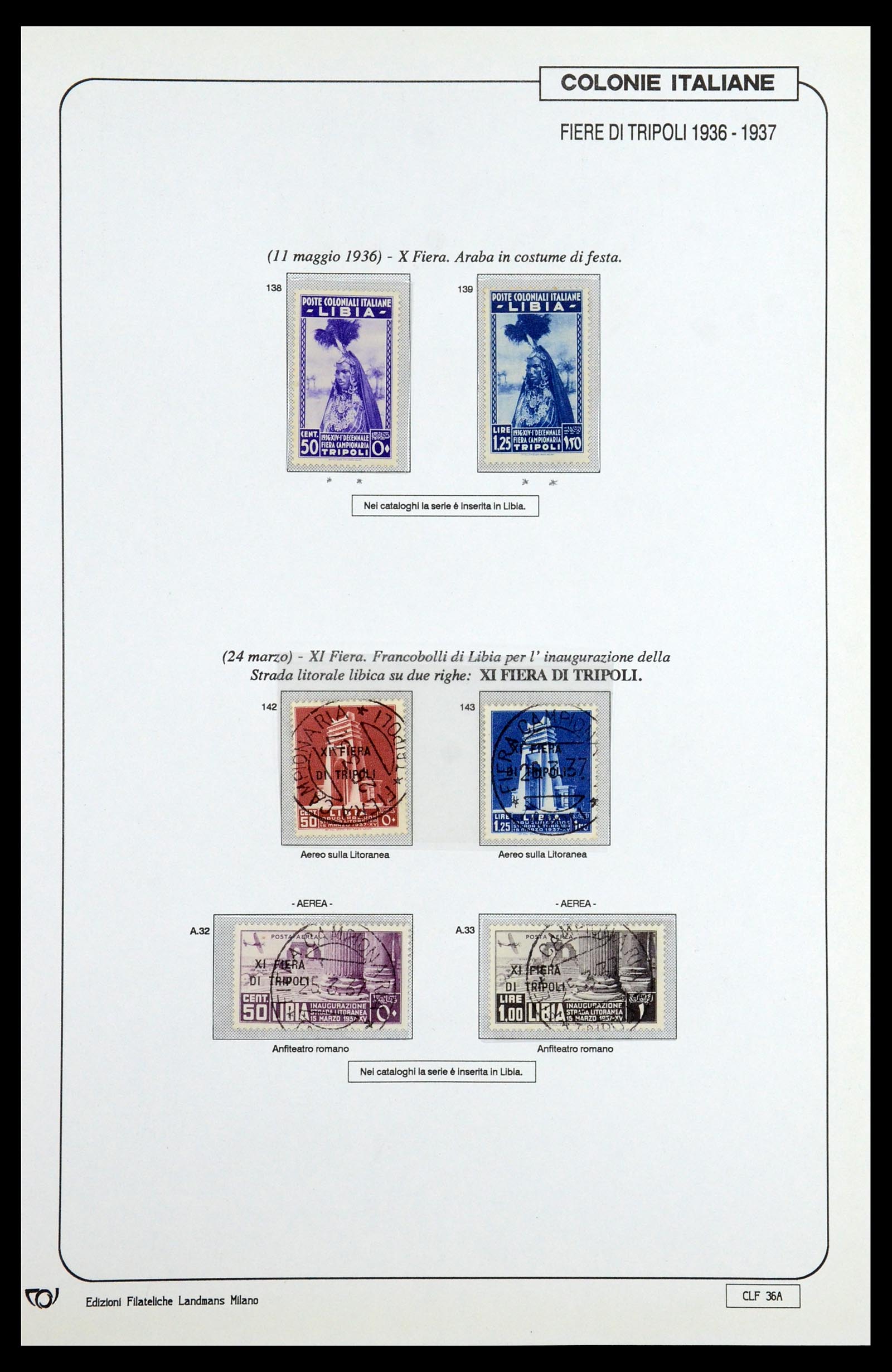 35807 139 - Postzegelverzameling 35807 Italiaanse koloniën 1893-1941.