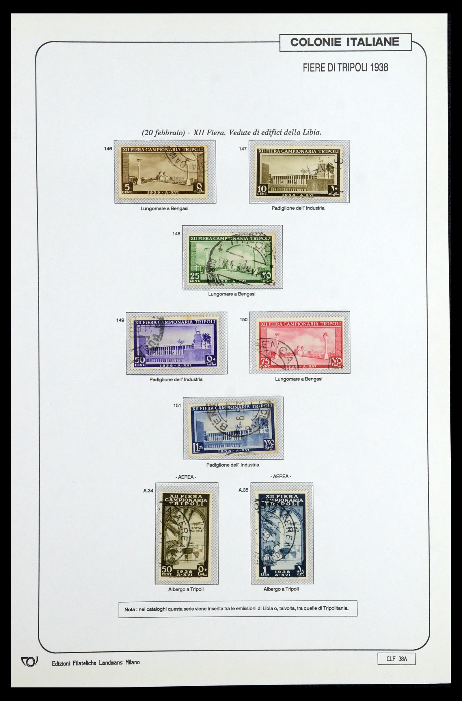 35807 140 - Postzegelverzameling 35807 Italiaanse koloniën 1893-1941.