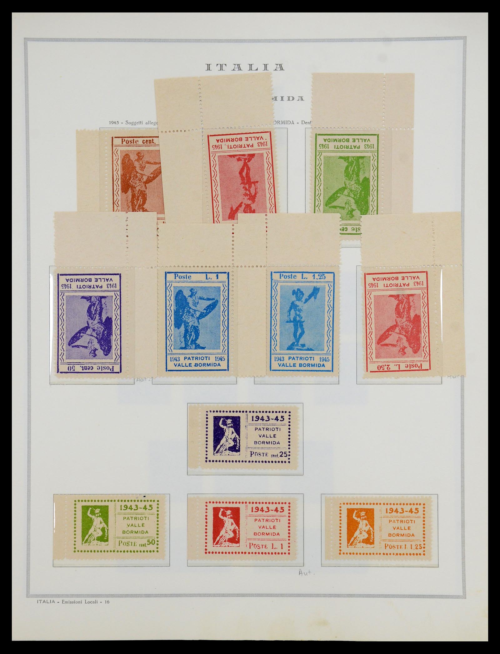 35808 009 - Postzegelverzameling 35808 Italiaanse gebieden/bezetting/lokaal 1870-