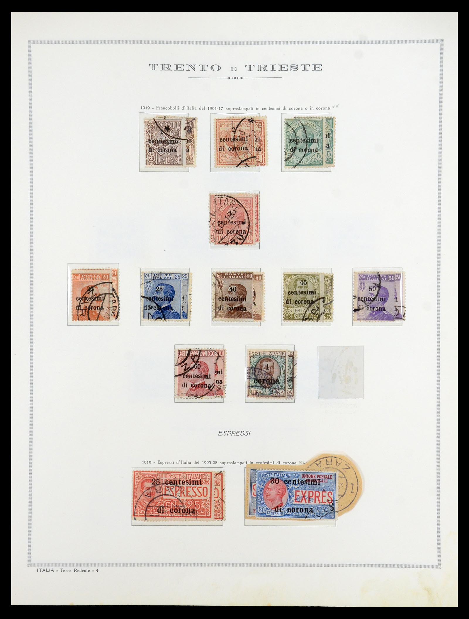 35808 013 - Postzegelverzameling 35808 Italiaanse gebieden/bezetting/lokaal 1870-
