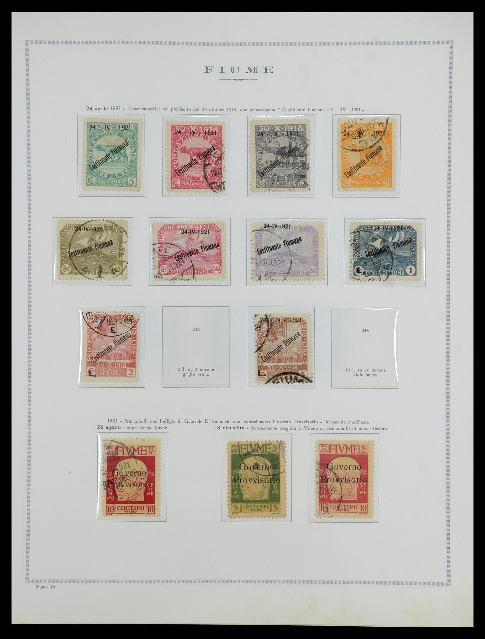 35808 033 - Stamp Collection 35808 Italian territories/occupation/locals 1874-1954.