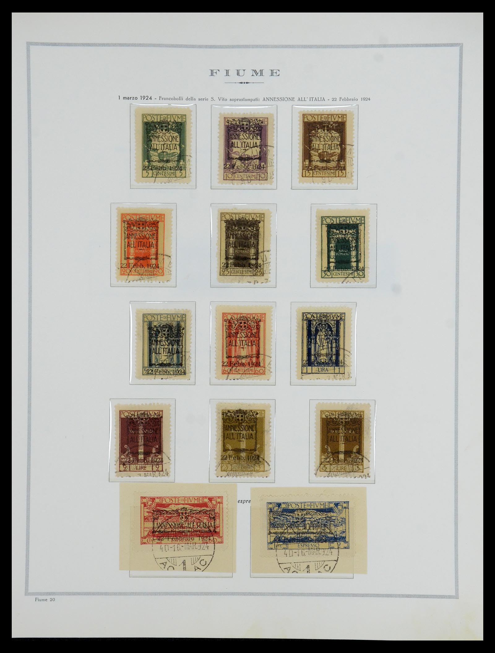 35808 037 - Stamp Collection 35808 Italian territories/occupation/locals 1874-1954.