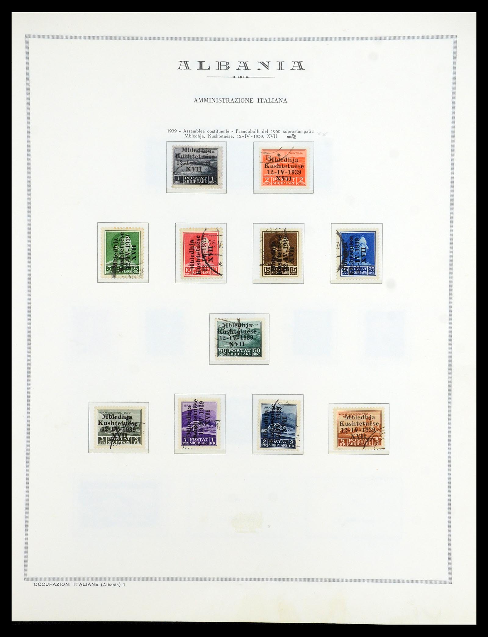 35808 050 - Stamp Collection 35808 Italian territories/occupation/locals 1874-1954.