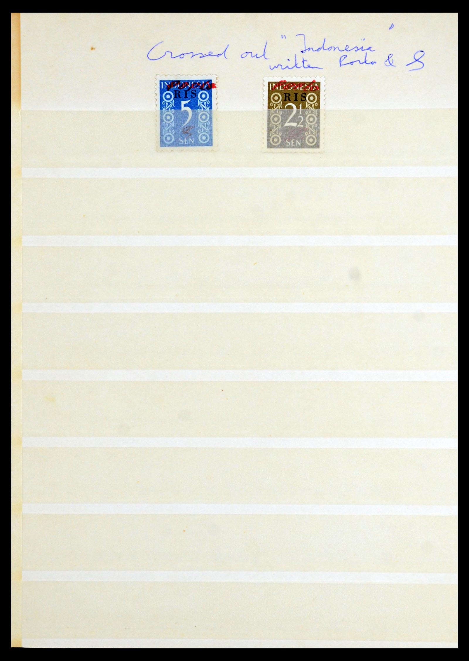 35811 012 - Postzegelverzameling 35811 Nederlands Indië Japanse bezetting/interim