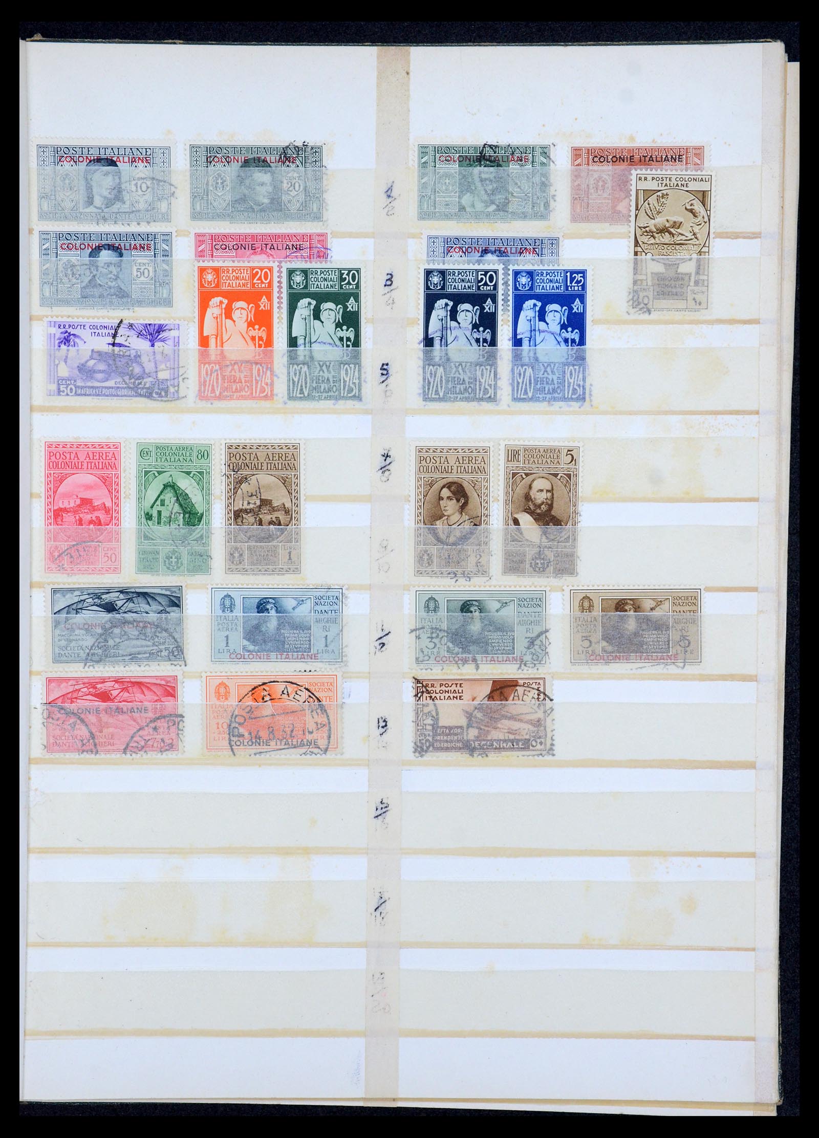 35812 001 - Postzegelverzameling 35812 Italiaanse koloniën 1893-1951.