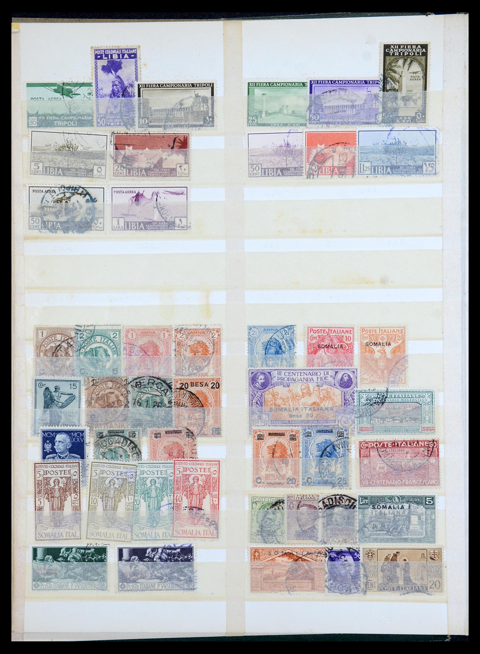 35812 008 - Postzegelverzameling 35812 Italiaanse koloniën 1893-1951.