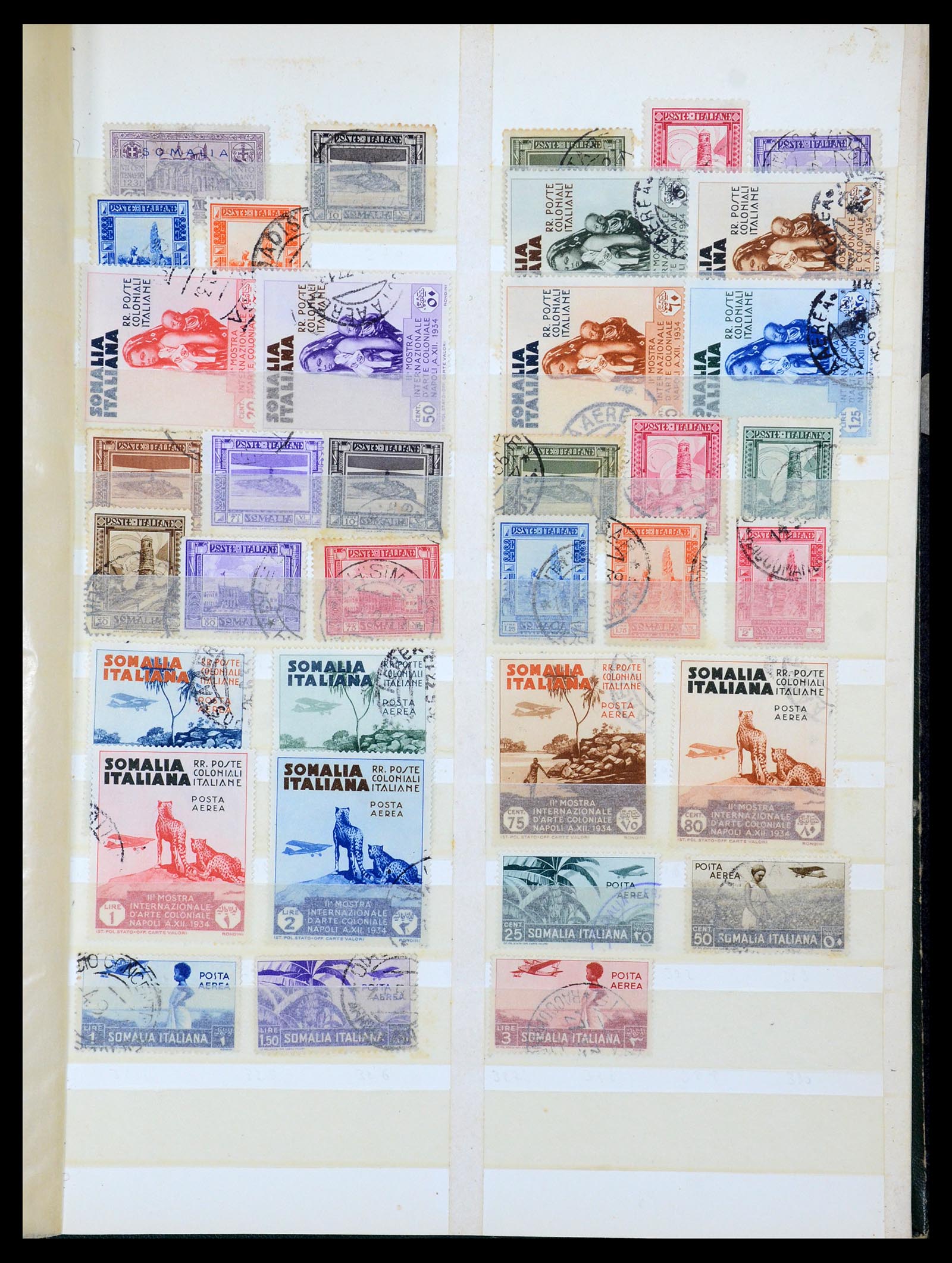 35812 009 - Postzegelverzameling 35812 Italiaanse koloniën 1893-1951.