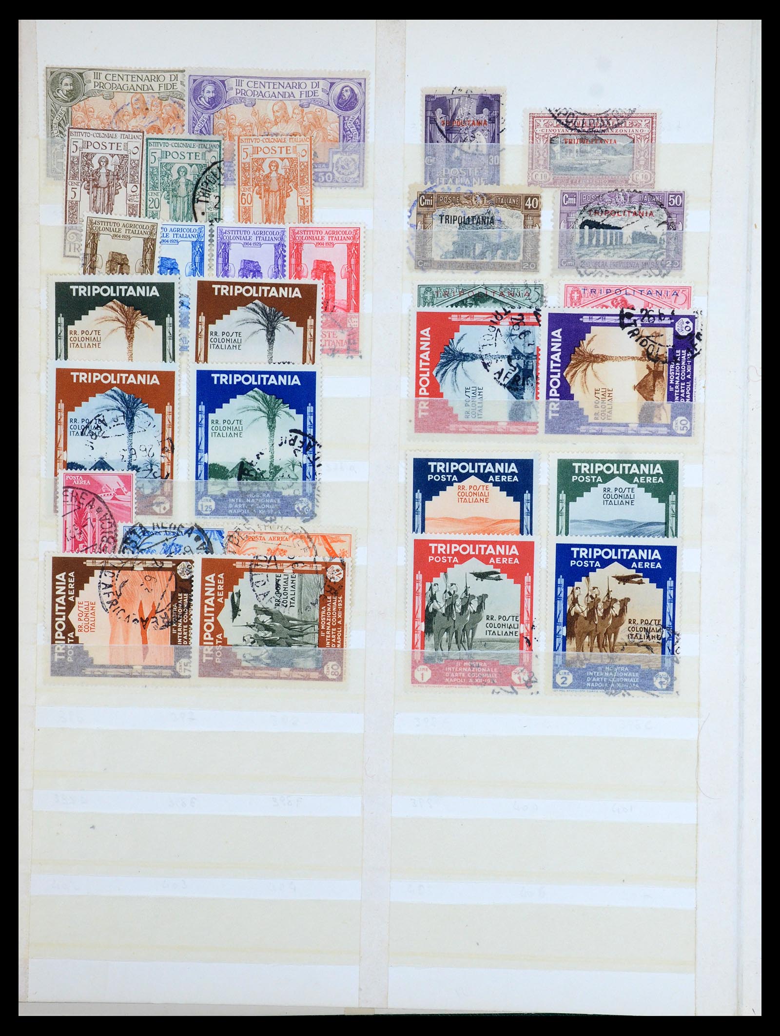 35812 010 - Postzegelverzameling 35812 Italiaanse koloniën 1893-1951.