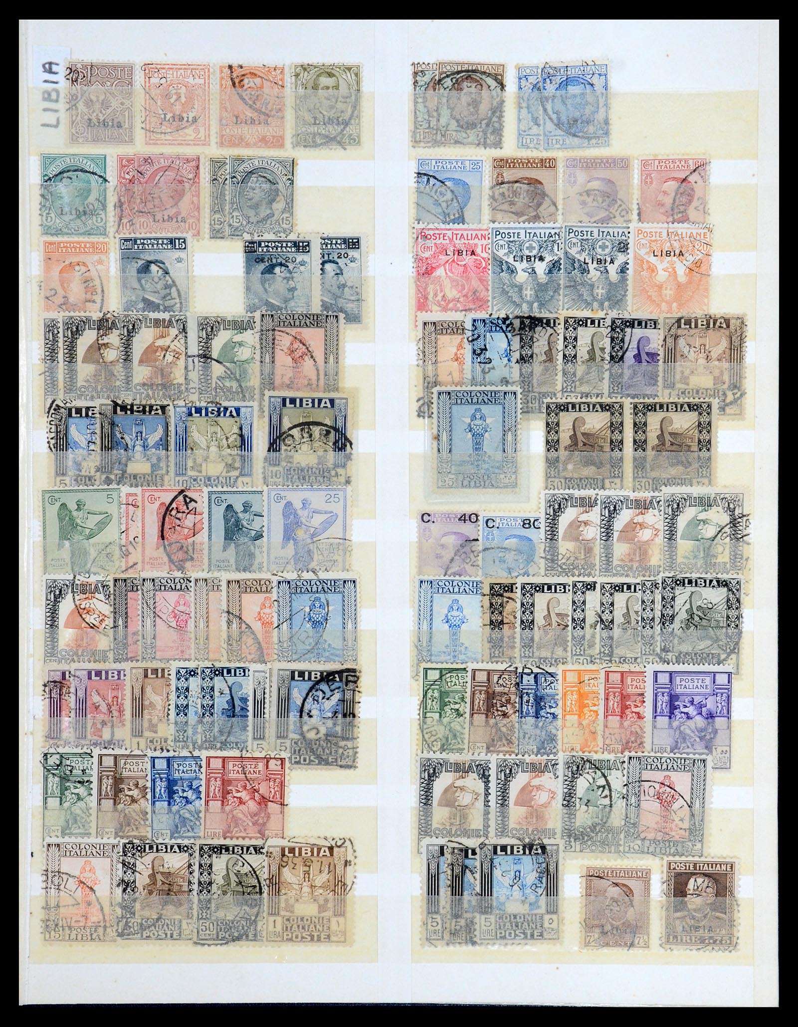 35813 001 - Postzegelverzameling 35813 Libië 1912-1966.