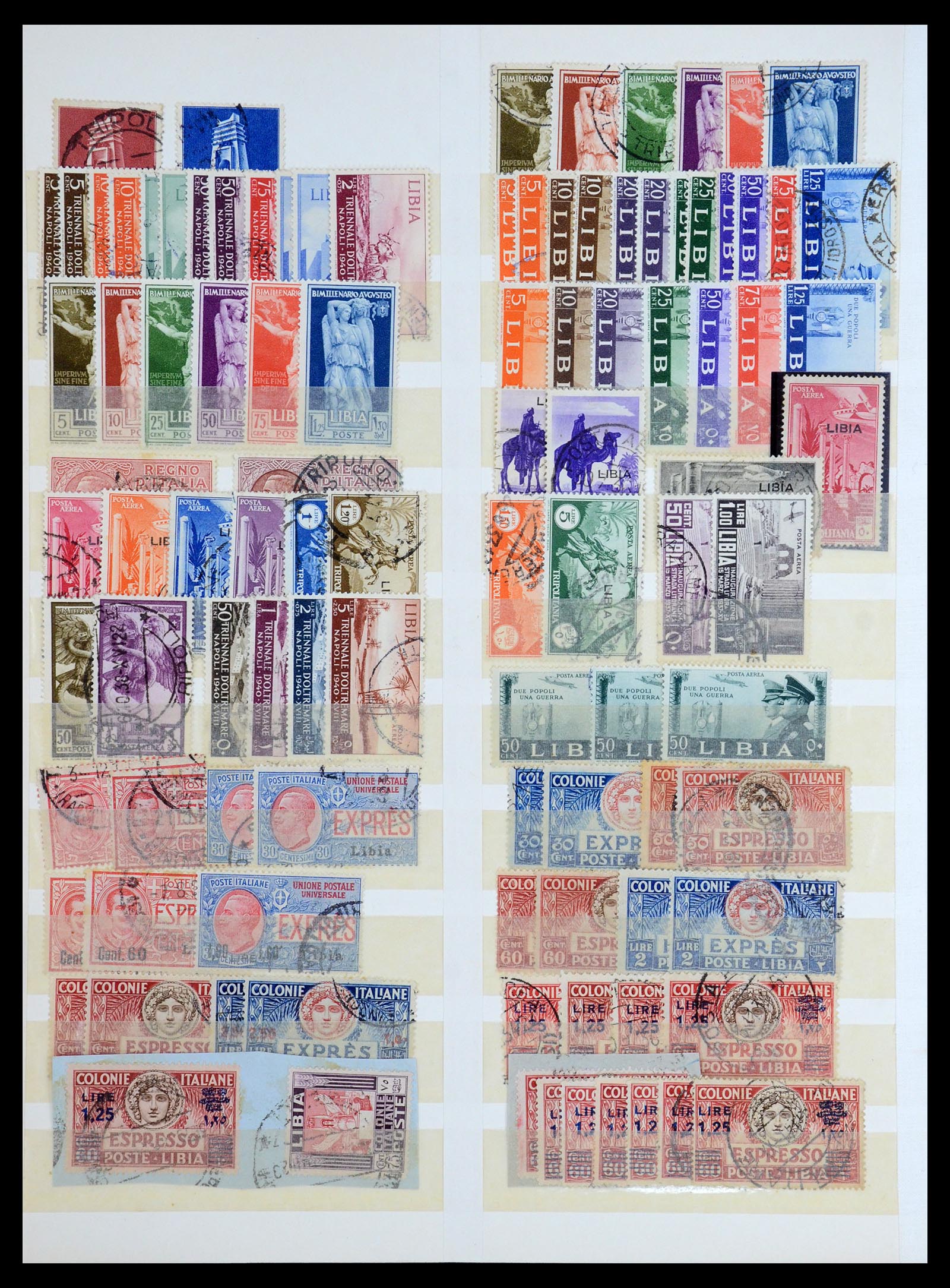 35813 002 - Postzegelverzameling 35813 Libië 1912-1966.