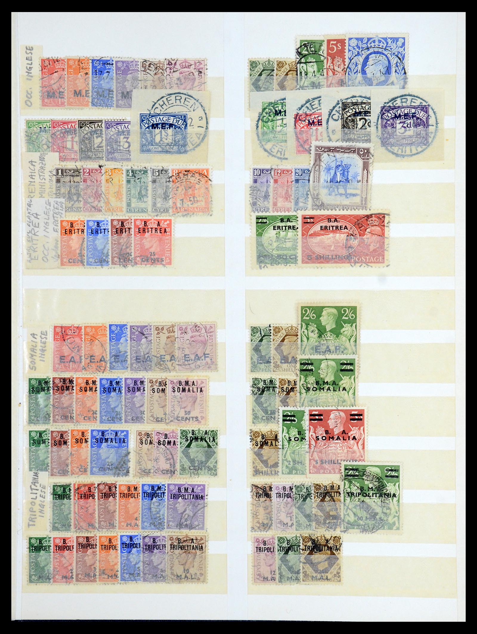 35813 007 - Postzegelverzameling 35813 Libië 1912-1966.
