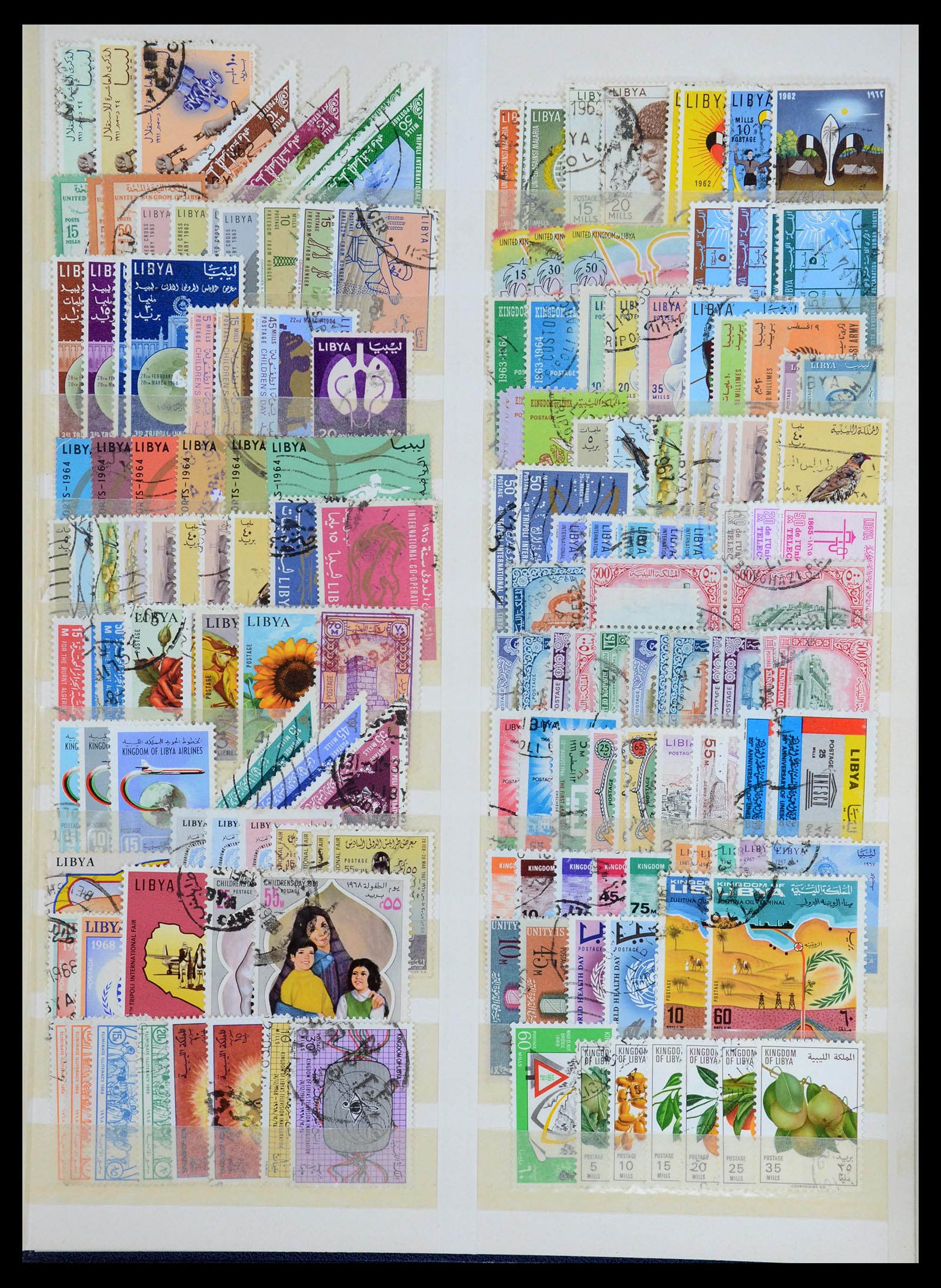 35813 009 - Postzegelverzameling 35813 Libië 1912-1966.