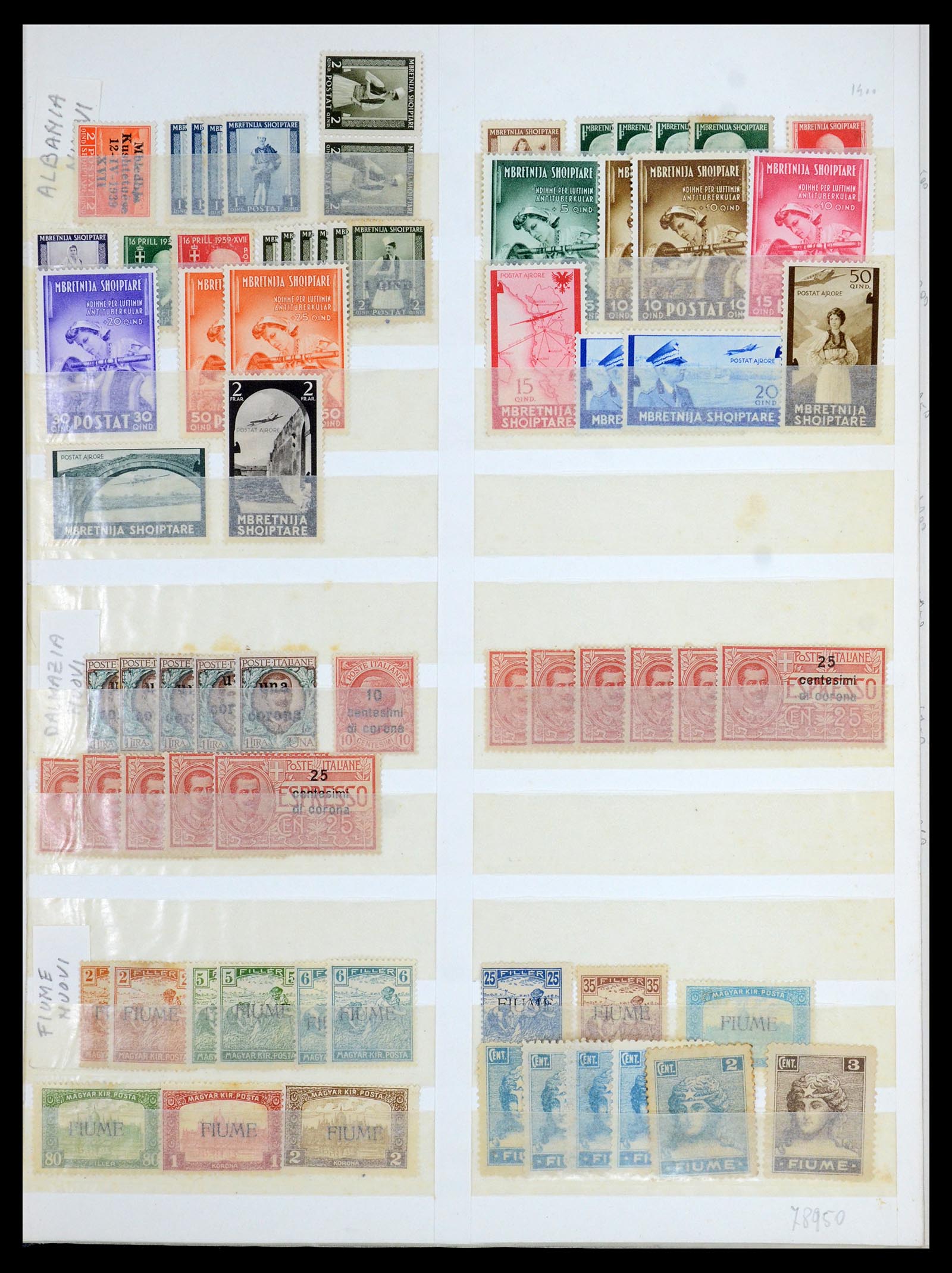 35814 001 - Postzegelverzameling 35814 Italiaanse gebieden/koloniën 1893-1950.