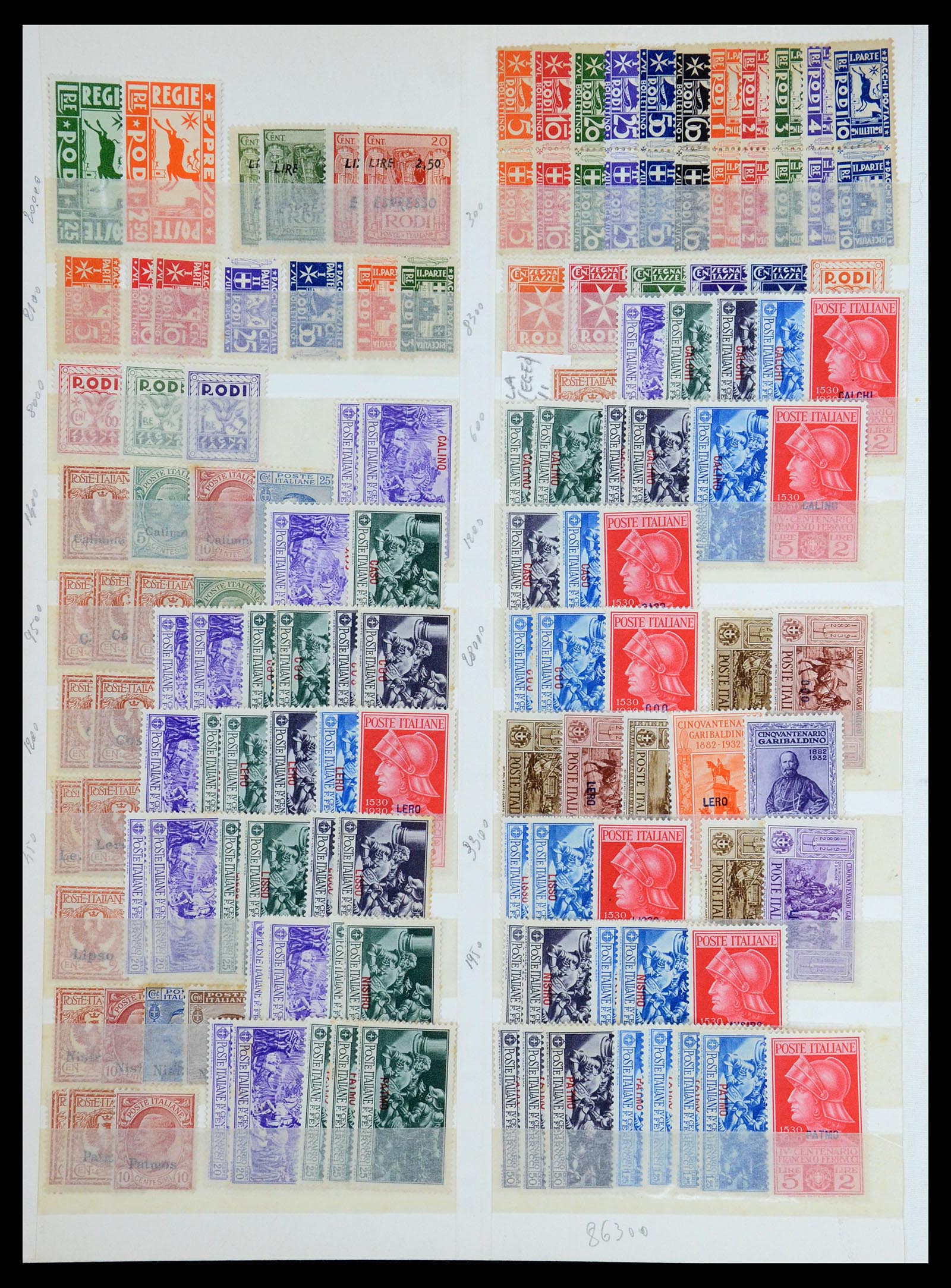 35814 012 - Stamp Collection 35814 Italian colonies/territories 1893-1950.